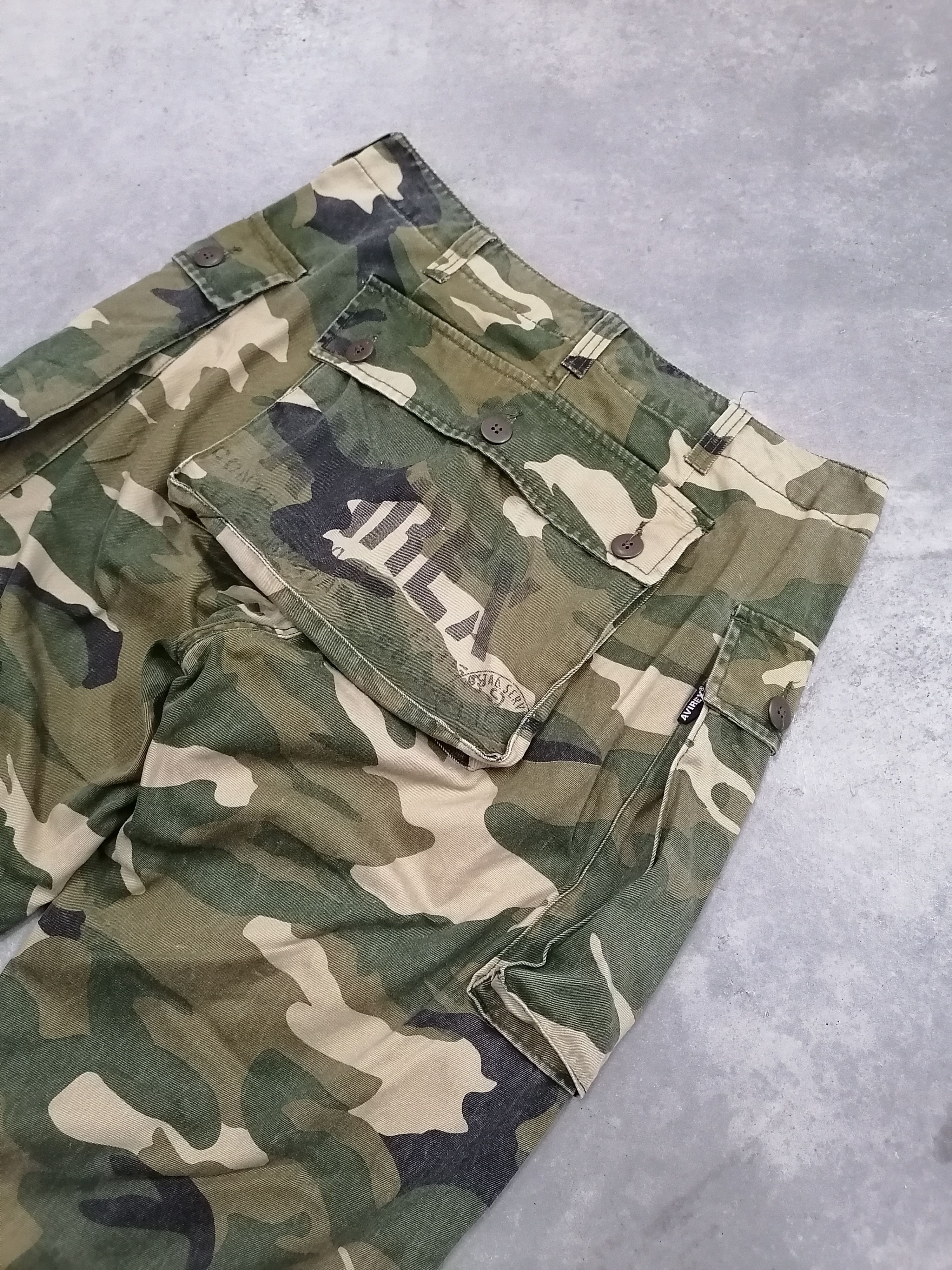Avirex Ltd Camouflage Monkey Pants