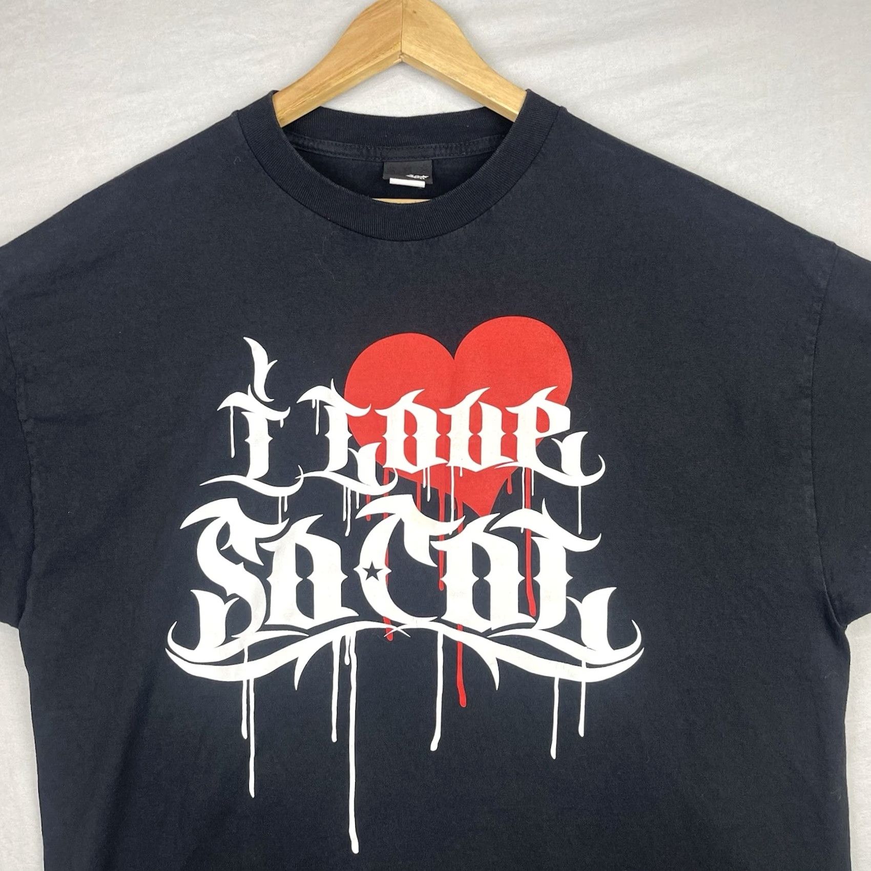 No Fear So Cal No Fear Shirt Mens 2XL Black I Love So Cal Vintage Y2K Short Sleeve Shirt Size US XXL / EU 58 / 5 - 2 Thumbnail