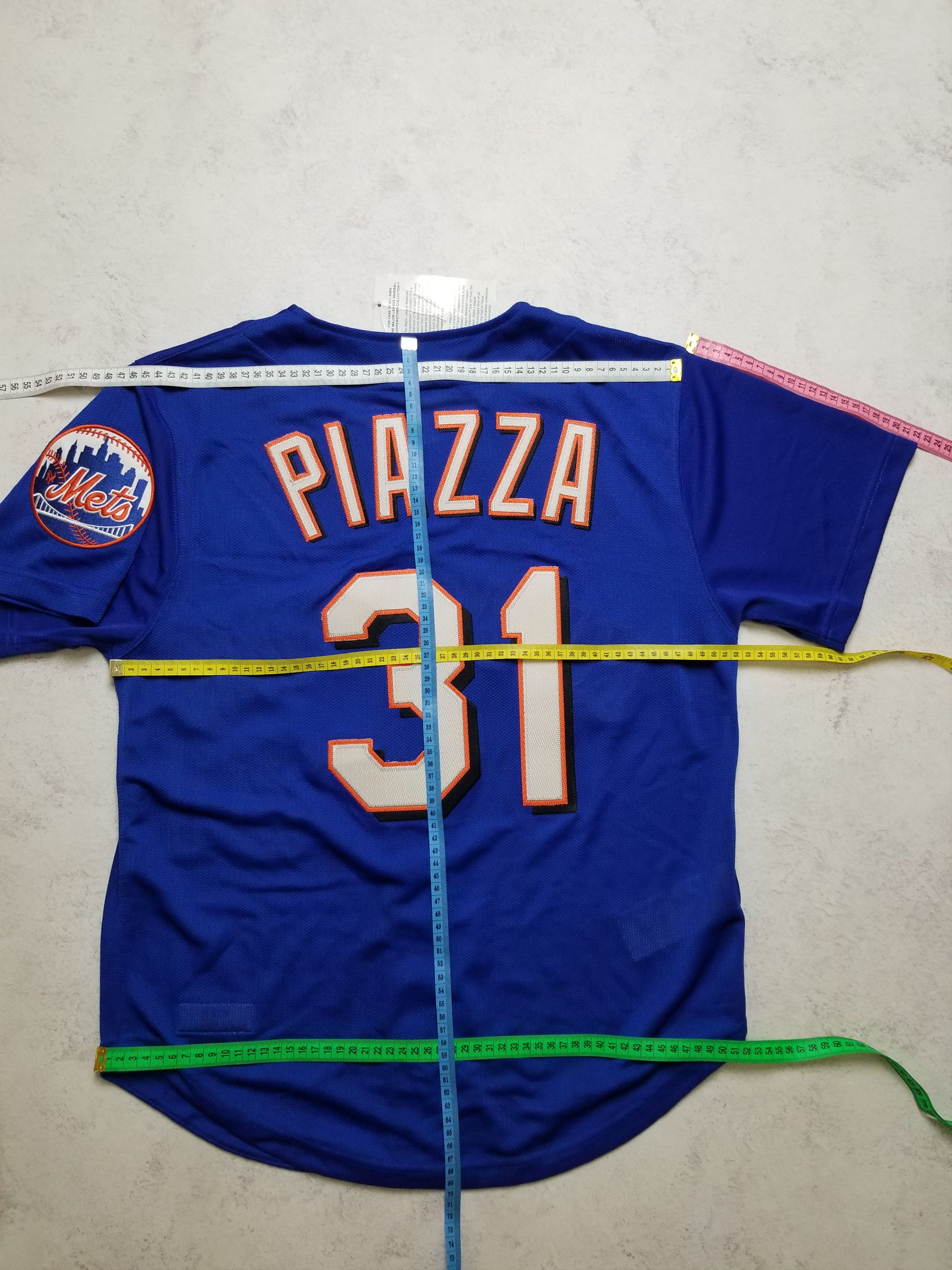Mitchell & Ness Authentic Mike Piazza New York Mets 1999 Button Jersey Size US M / EU 48-50 / 2 - 4 Thumbnail