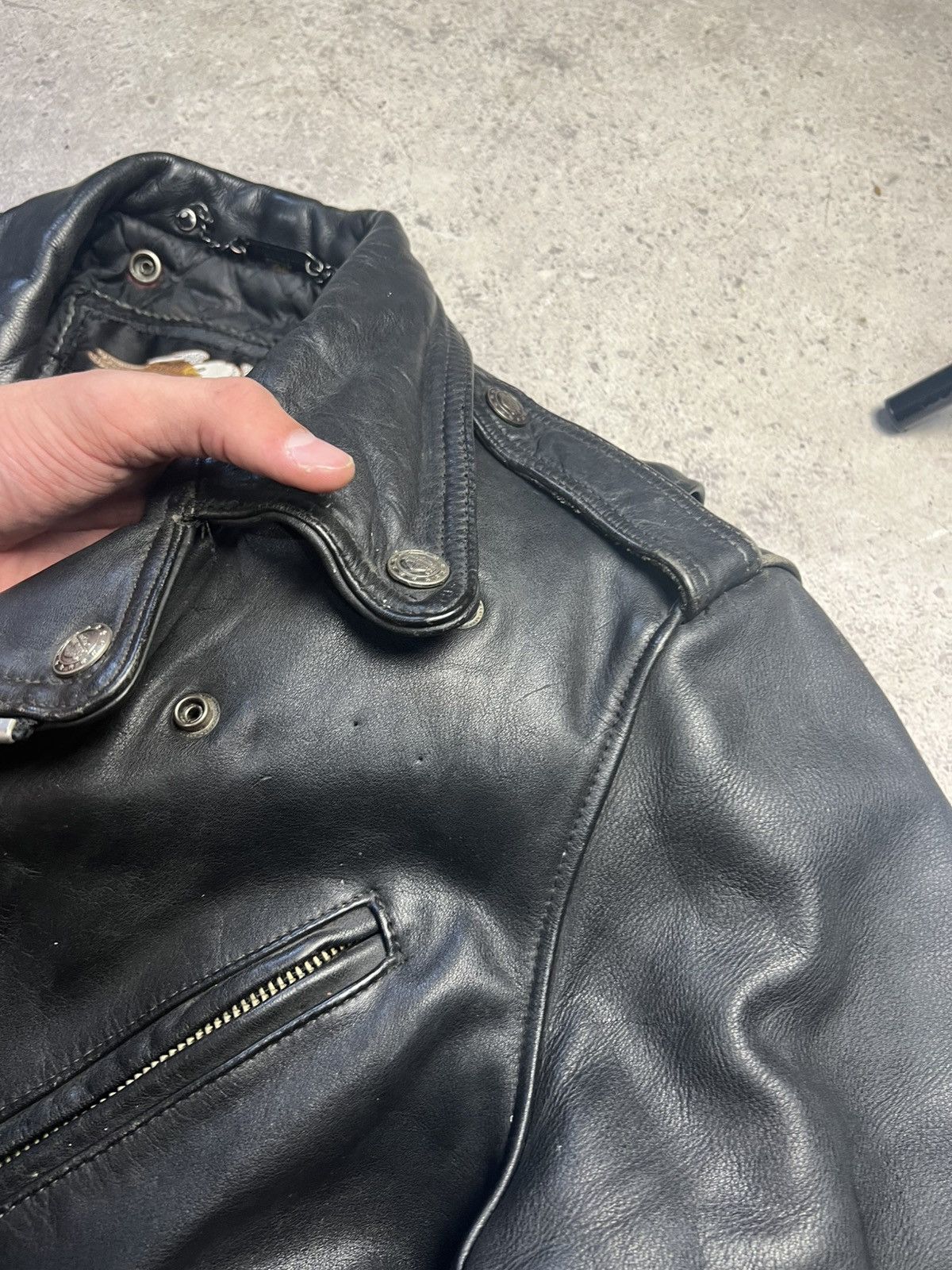 Harley Davidson HARLEY DAVIDSON vintage leather jacket Size US M / EU 48-50 / 2 - 22 Thumbnail
