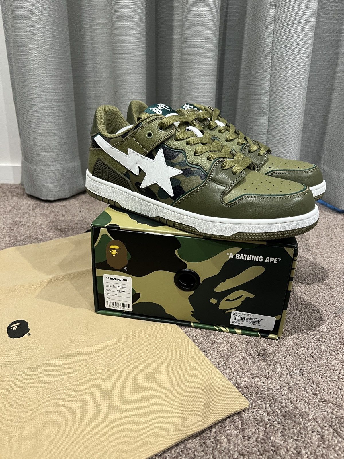 Bape SK8 STA #4 Size US 13 / EU 46 - 1 Thumbnail