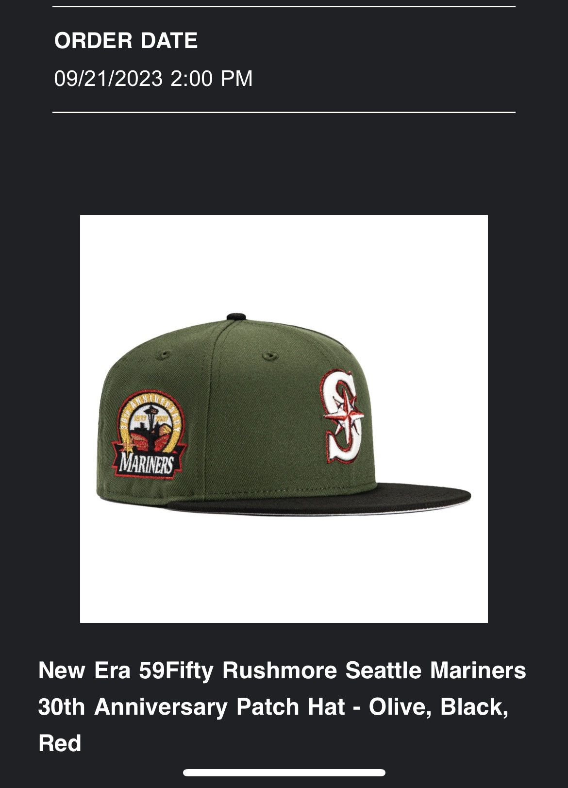 Hat Club × MyFitteds × New Era 7 1/4 - Rushmore Seattle Mariners 30th Exclusive Fitted Hat Size ONE SIZE - 6 Thumbnail