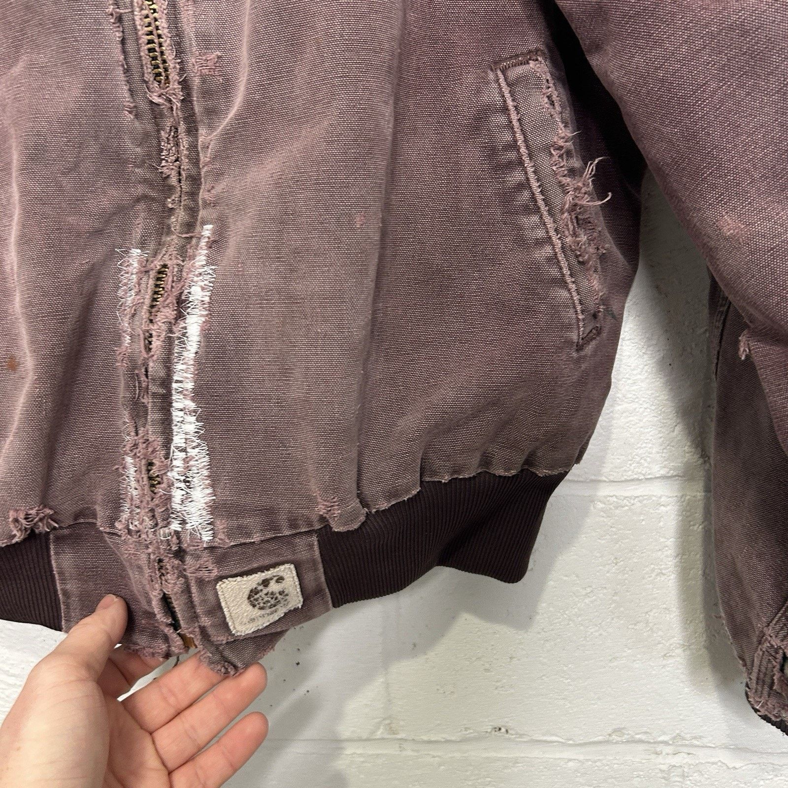 Carhartt Vintage Carhartt Quilted Santa Fe Jacket “Burgundy” J14 BRG Size US L / EU 52-54 / 3 - 5 Thumbnail