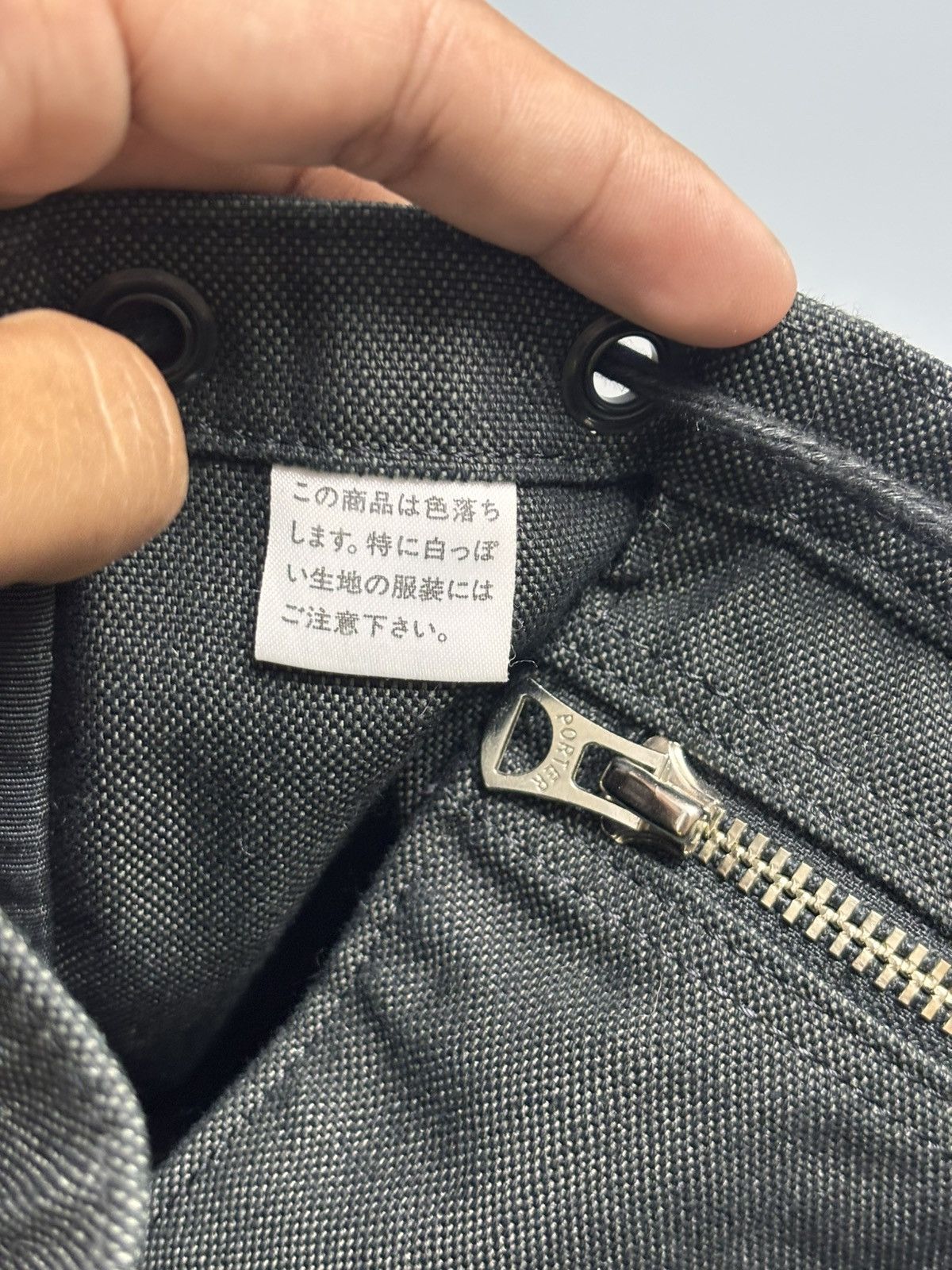 Porter Porter-Yoshida & Co. Smoky drawstring-top rucksack in black. Size ONE SIZE - 11 Thumbnail