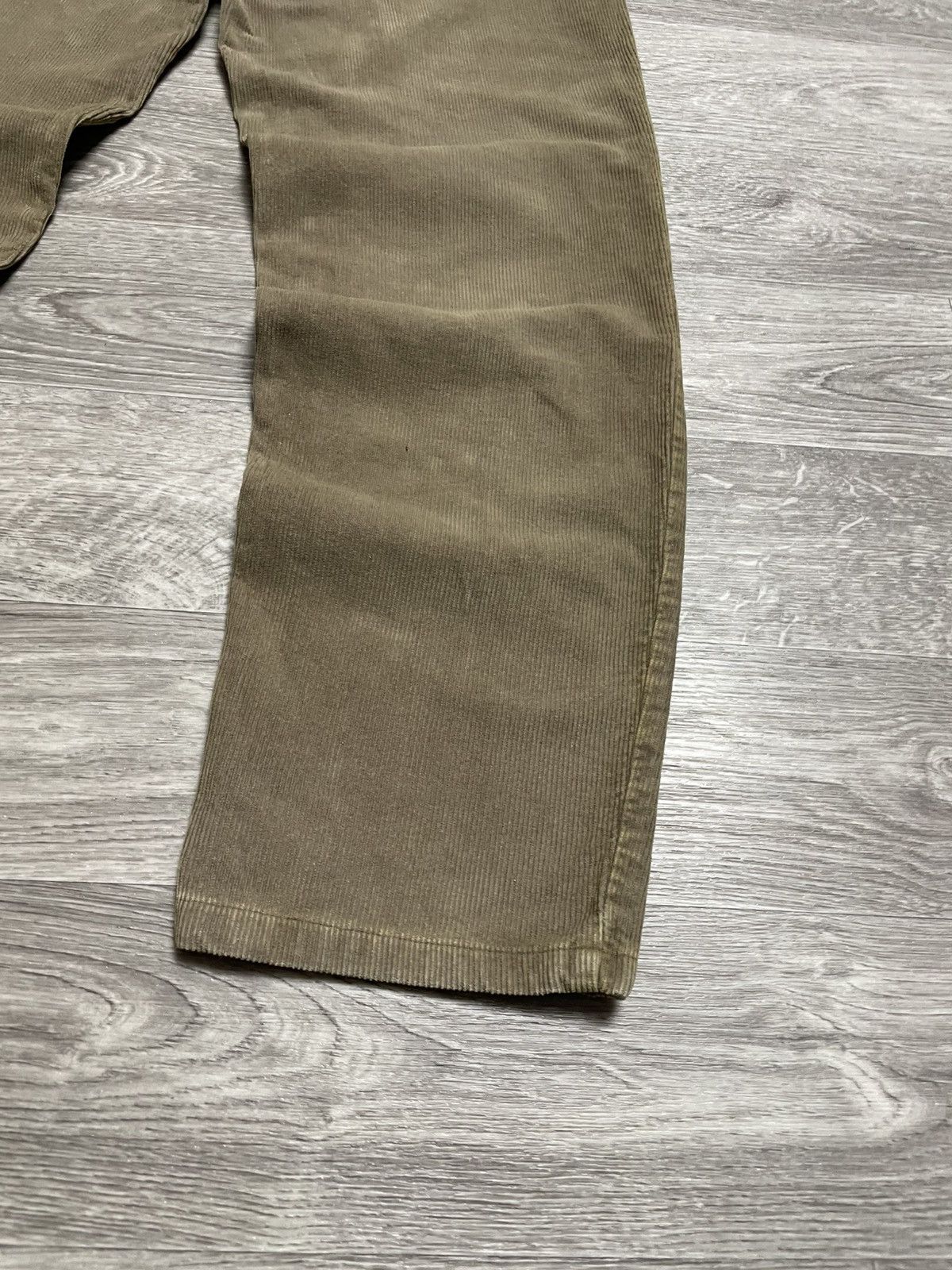 Yves Saint Laurent Vintage Yves Saint Laurent YSL Baige Corduroy Velvet Pants Size US 34 / EU 50 - 19 Thumbnail