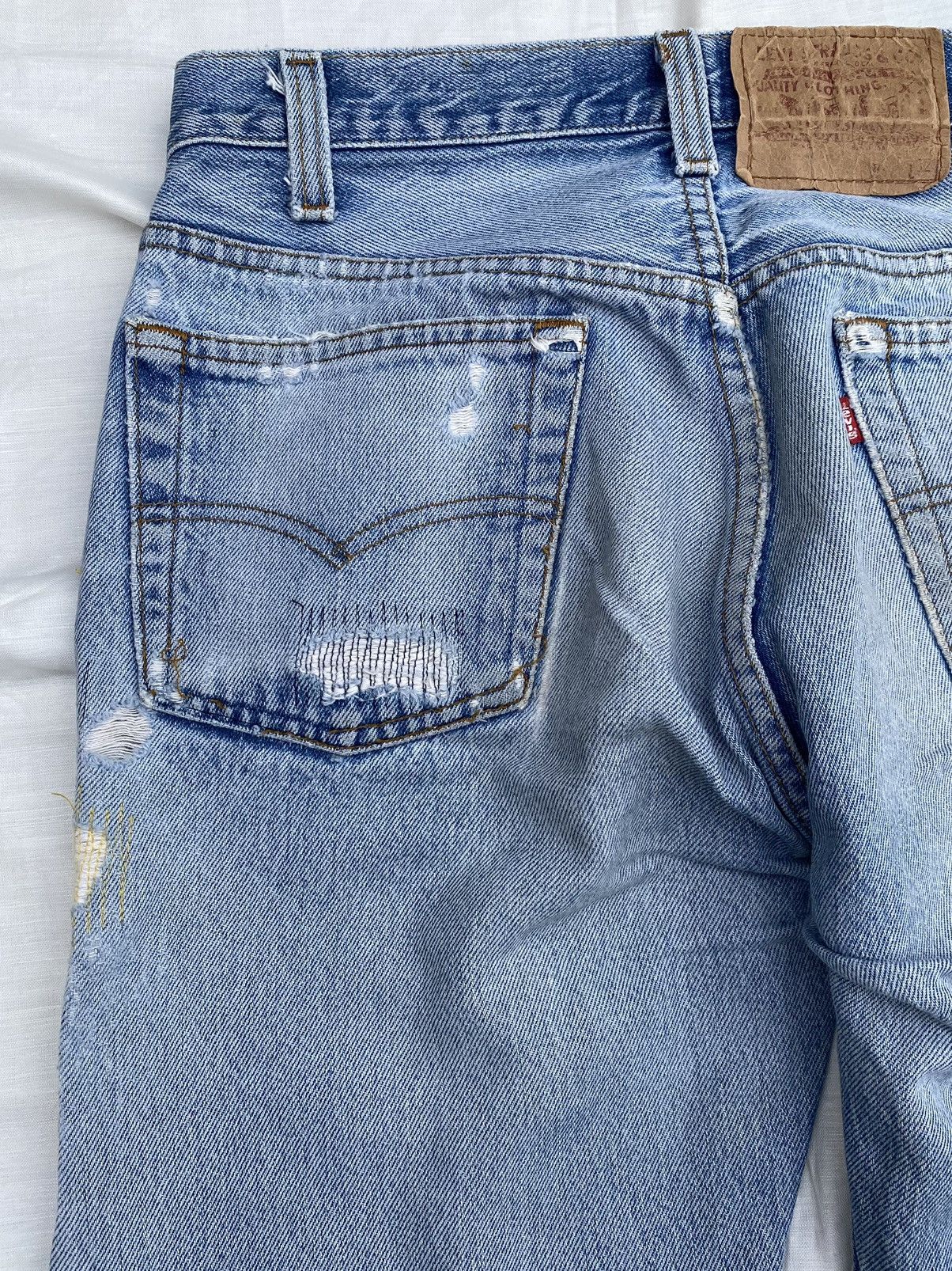Japanese Brand × Levi's Vintage Clothing Levi's Patchwork Rare 28" Size US 28 / EU 44 - 10 Thumbnail