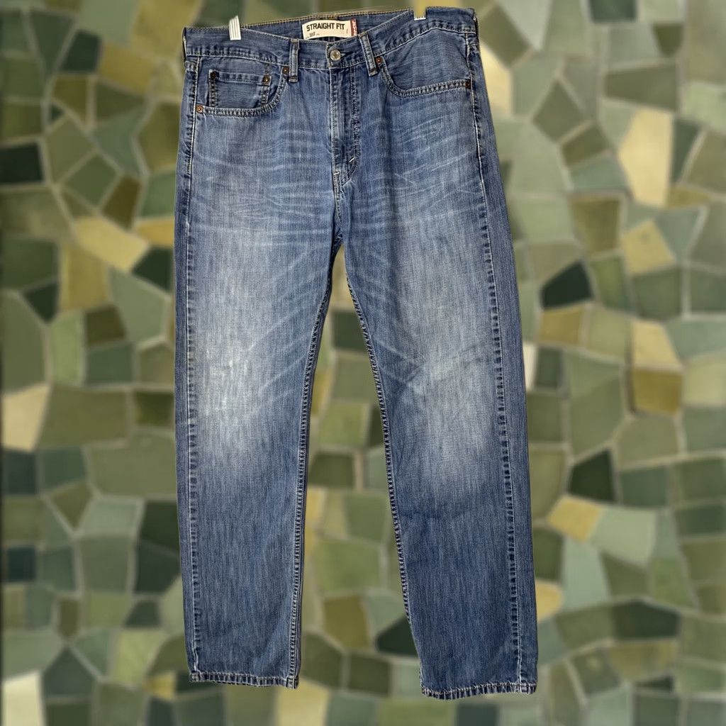 Levi's VINTAGE Levi's 505 Jeans Mens 34x34 Blue Straight Fit Denim 90s Cowboy Grunge USA 5-Pocket Mens Size US 34 / EU 50 - 1 Thumbnail