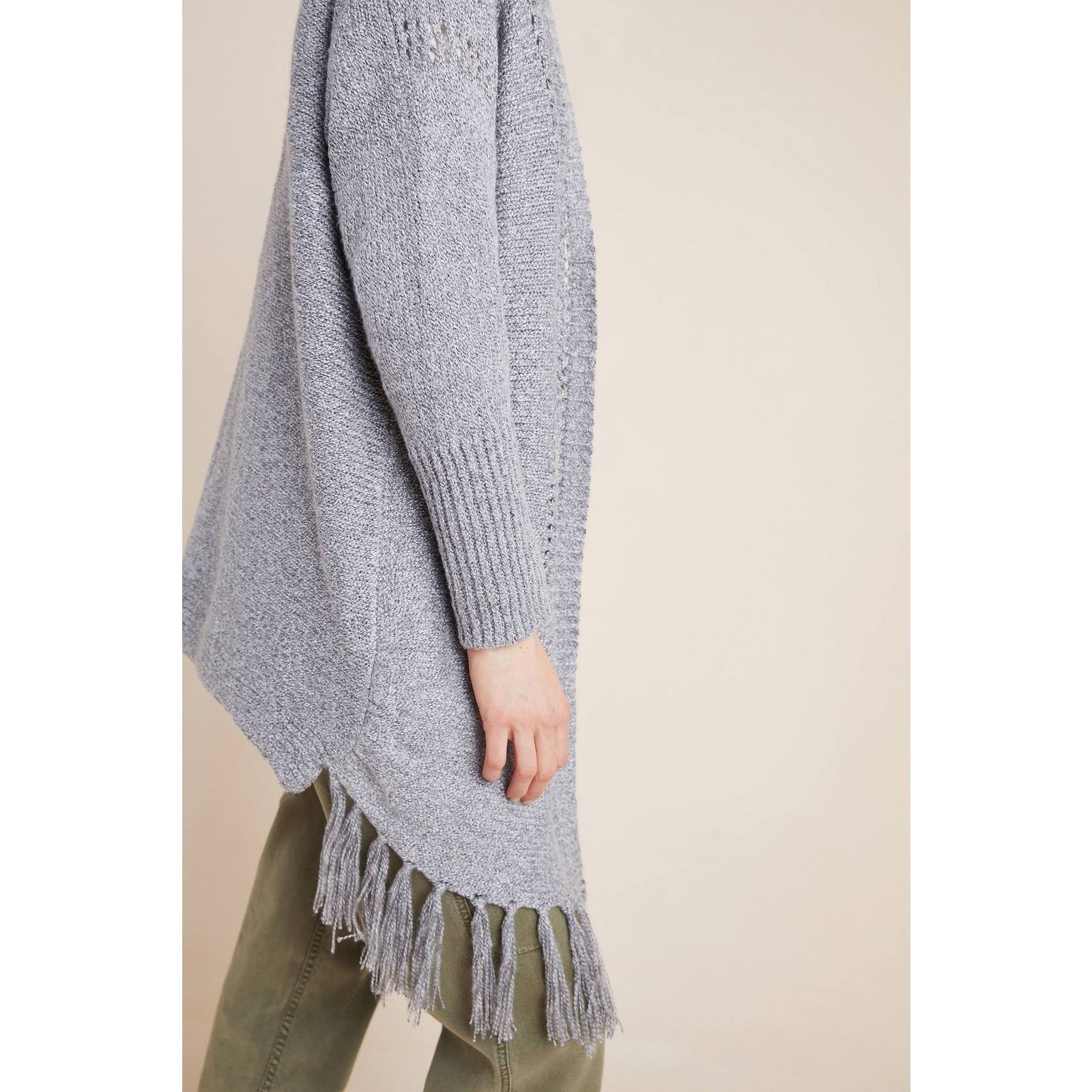 Anthropologie Anthropologie Lane Fringed Kimono by Akemi + Kin Retail $128 Size ONE SIZE - 2 Thumbnail