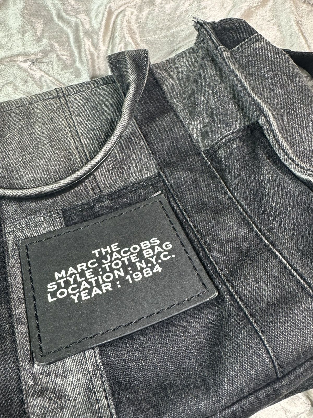Marc Jacobs Marc Jacobs Denim Tote Bag Size ONE SIZE - 9 Thumbnail