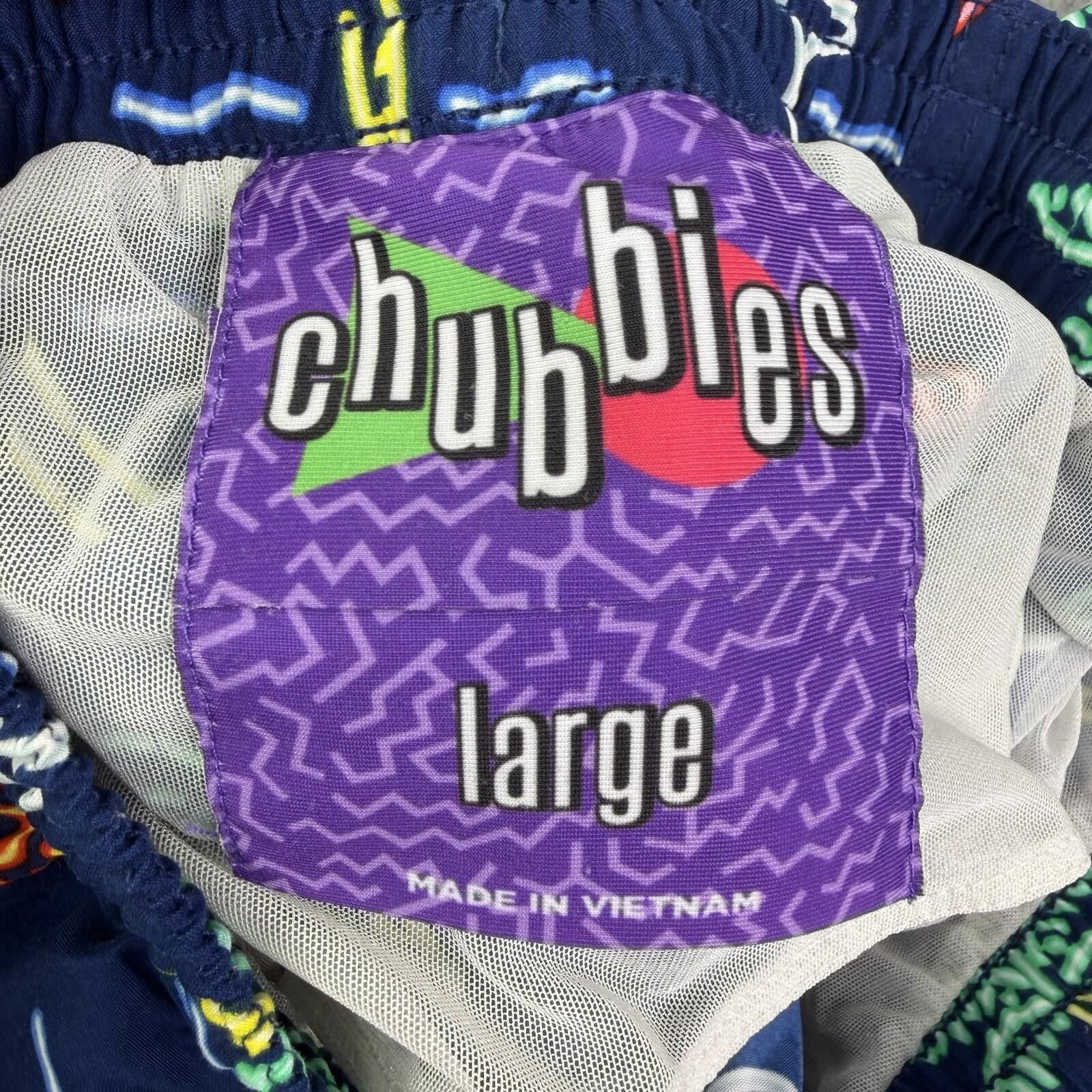 Chubbies Chubbies Neon Glades Swim Trunks Men's Large (32x7) Lined Size US 34 / EU 50 - 2 Thumbnail