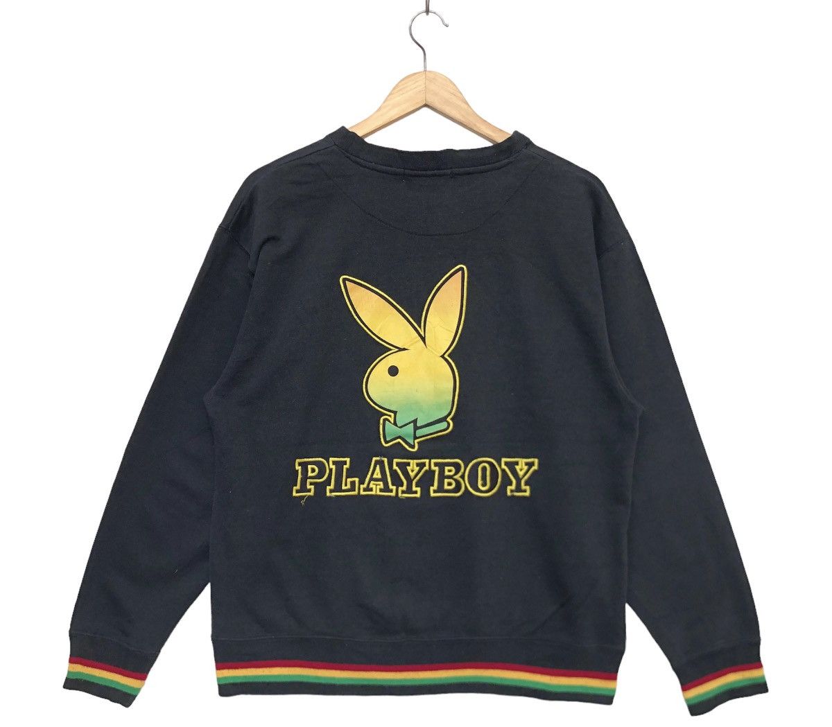 Japanese Brand Vintage 90s Playboy Bunny Logo Embroidered Sweatshirt | L Size US L / EU 52-54 / 3 - 2 Thumbnail