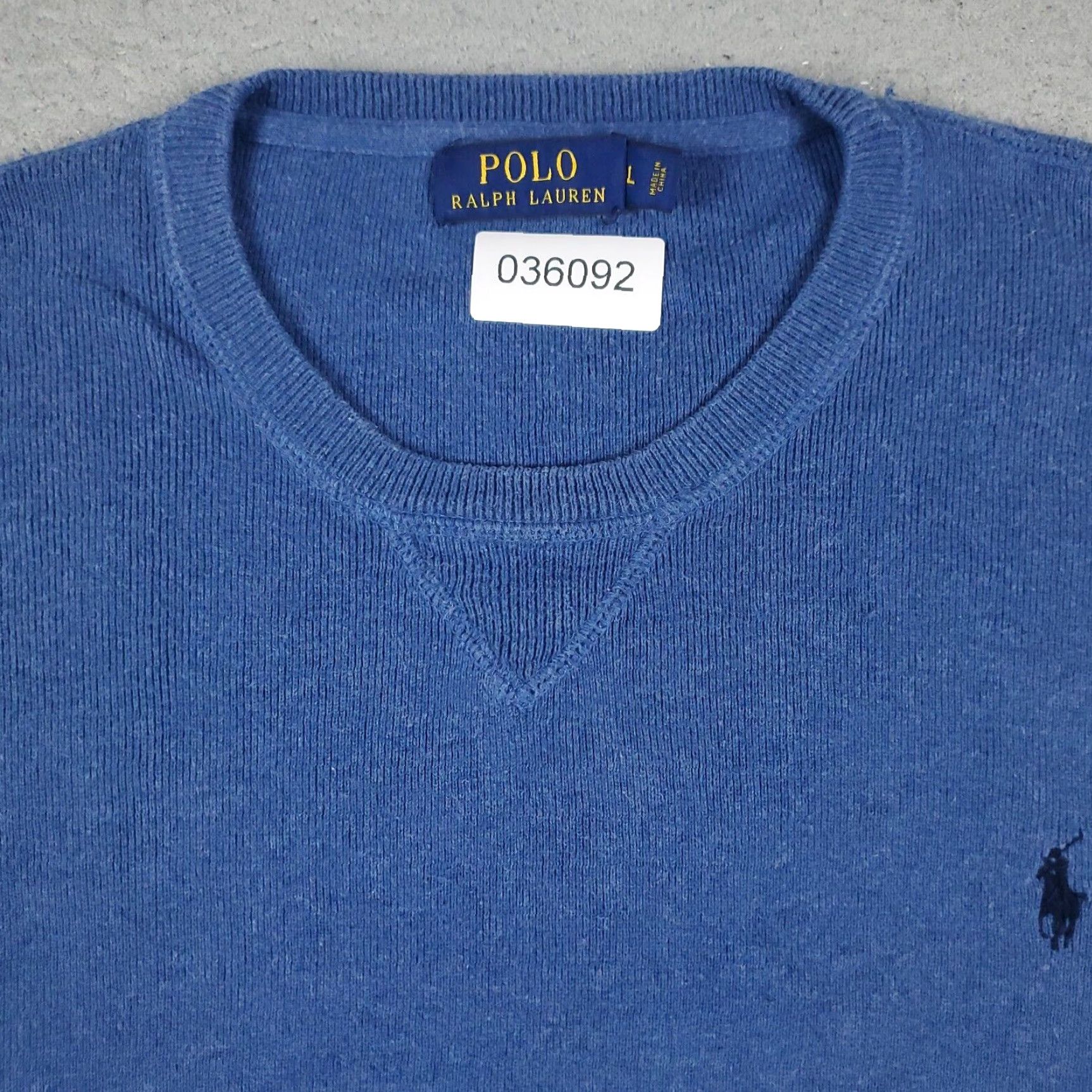 Polo Ralph Lauren Ralph Lauren Polo Mens Large Blue Pony Sweater Casual Pullover Sweatshirt XL Size US L / EU 52-54 / 3 - 3 Thumbnail