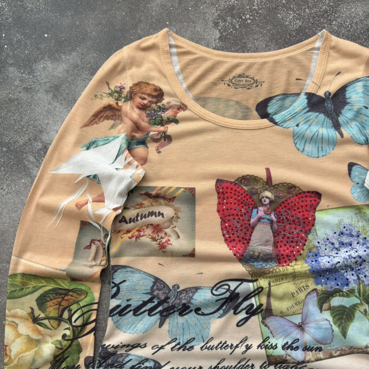 20471120 × Japanese Brand × Vintage JPG Jean Paul Gaultier Style Vintage Long Sleeve Top Size M / US 6-8 / IT 42-44 - 2 Thumbnail