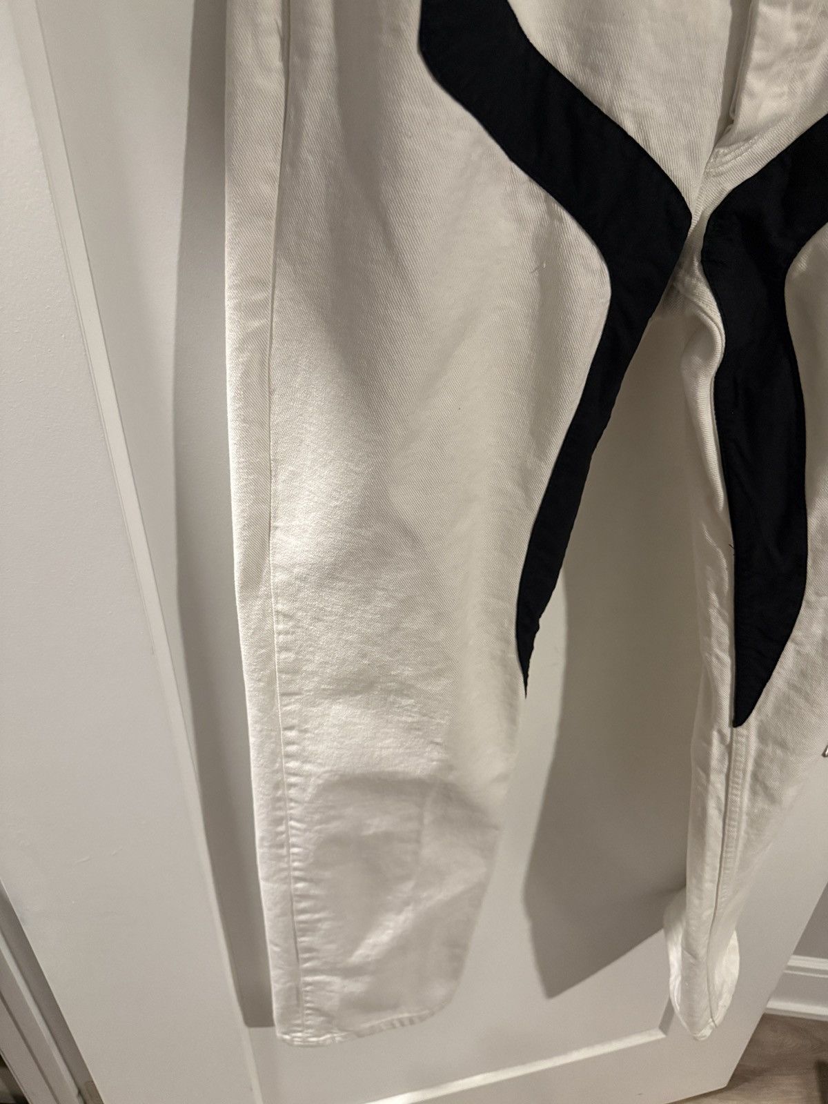 Helmut Lang Helmut Lang SS2003 Scissor Denim (White) Size US 34 / EU 50 - 5 Thumbnail