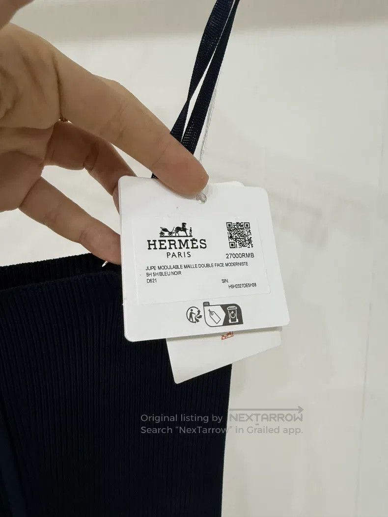 Hermes Hermes 25 Autumn/Winter Elastic Strap Knit Dress Size XS / US 0-2 / IT 36-38 - 3 Thumbnail