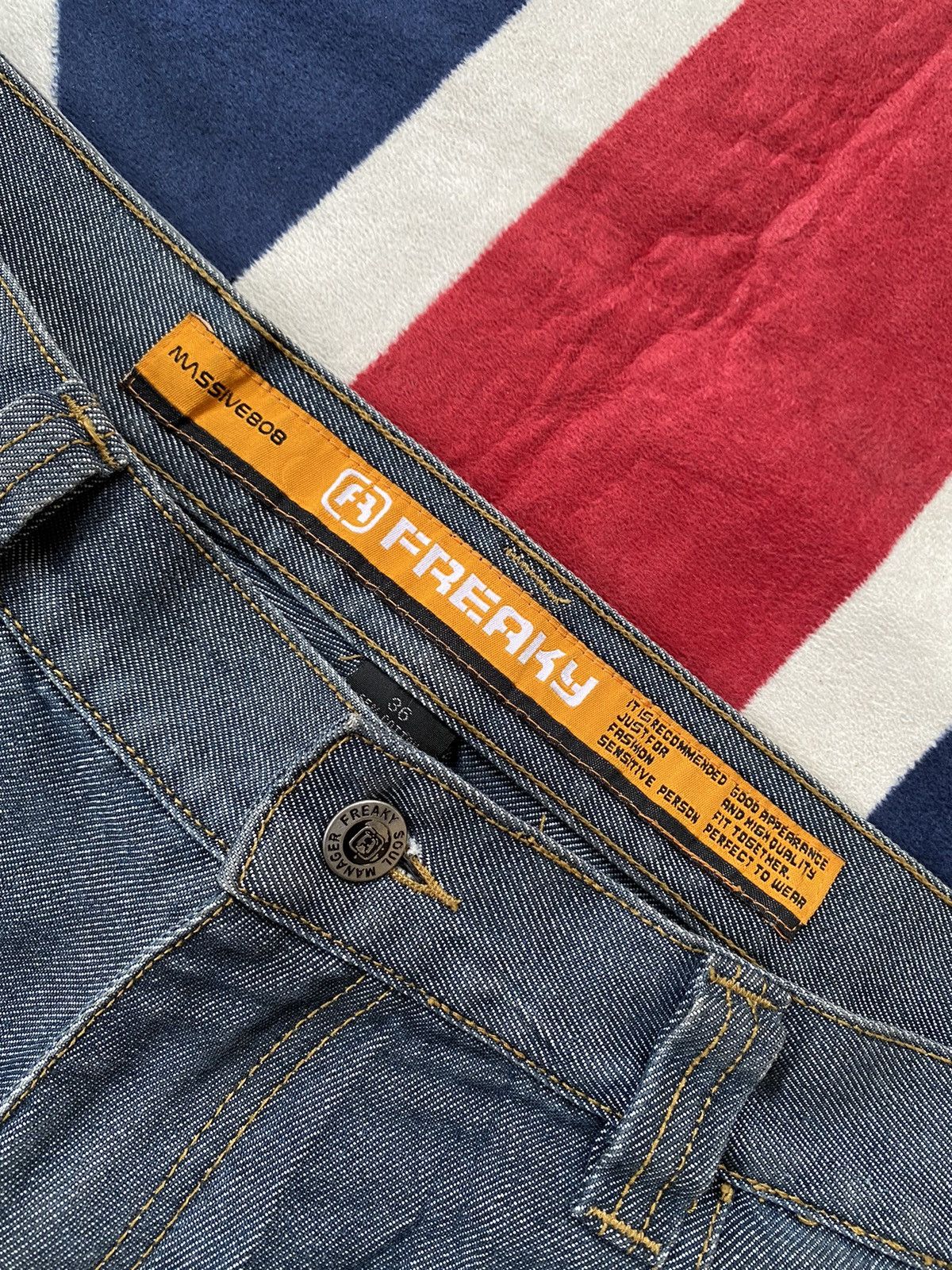 Japanese Brand × Massive Short Pants Freaky Massive Denim Size US 36 / EU 52 - 4 Thumbnail