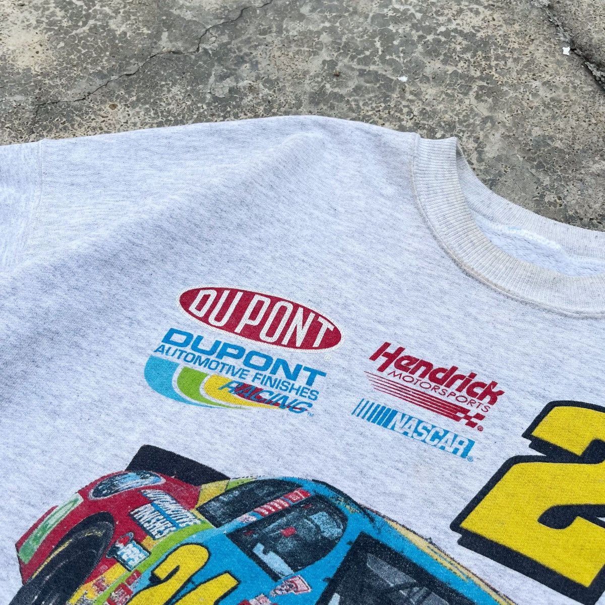 NASCAR Vintage Nascar 1998 Jeff Gordon Nice Print Out Made In Usa Size US XL / EU 56 / 4 - 3 Thumbnail