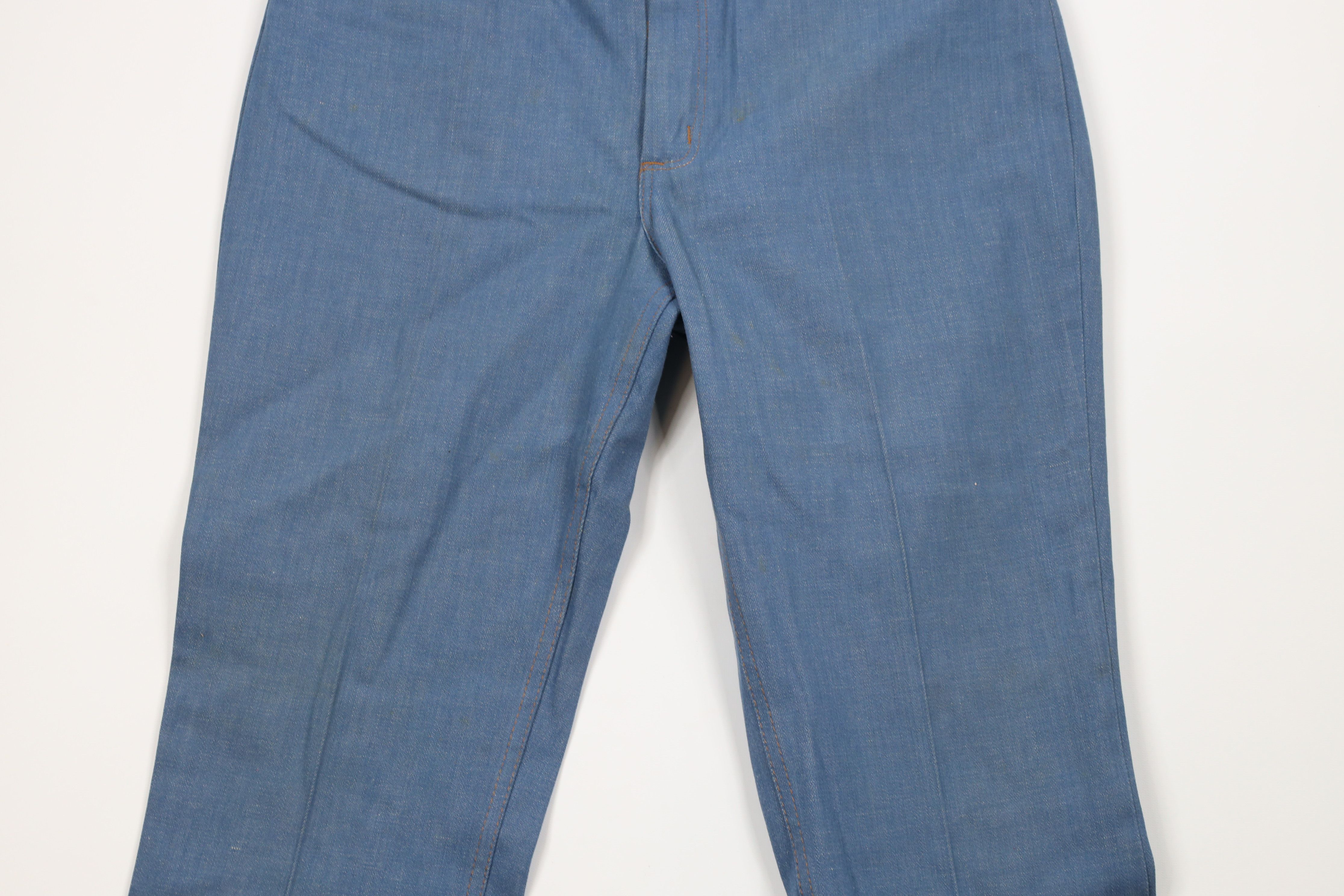 Vintage Vintage 70s Wrangler Wide Leg Bell Bottoms Denim Jeans USA Size US 34 / EU 50 - 3 Thumbnail
