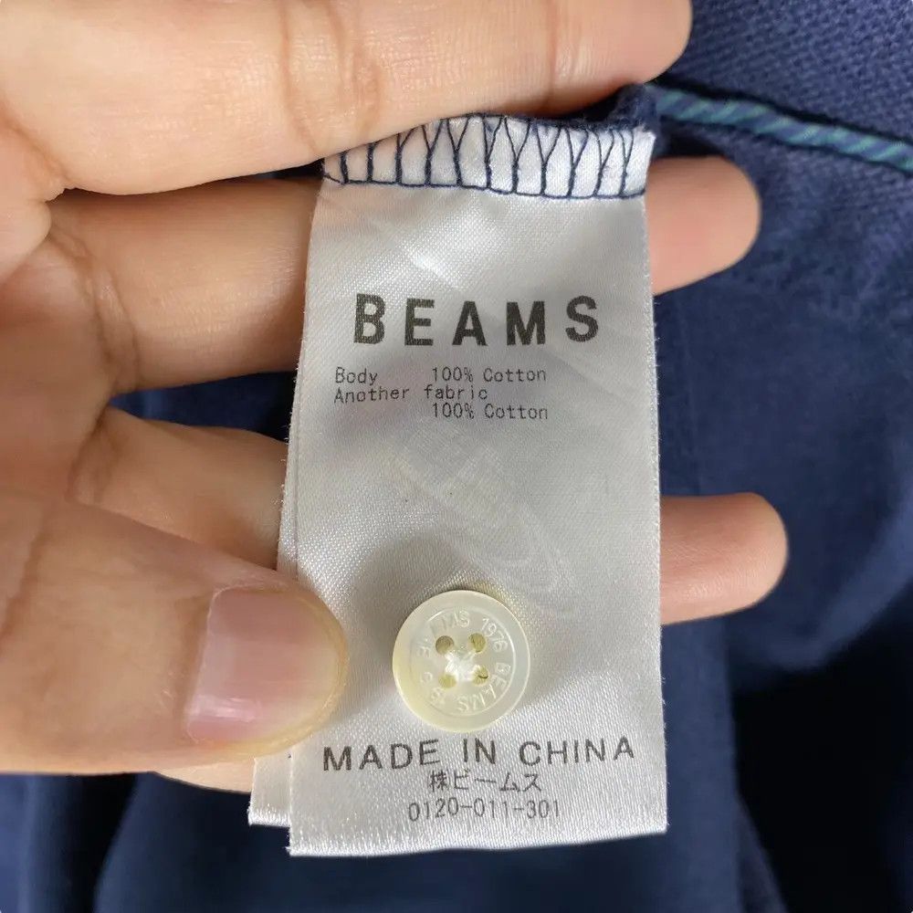 Beams Japan BEAMS Indigo Pocket Polo Shirt Large Size Size US L / EU 52-54 / 3 - 6 Thumbnail