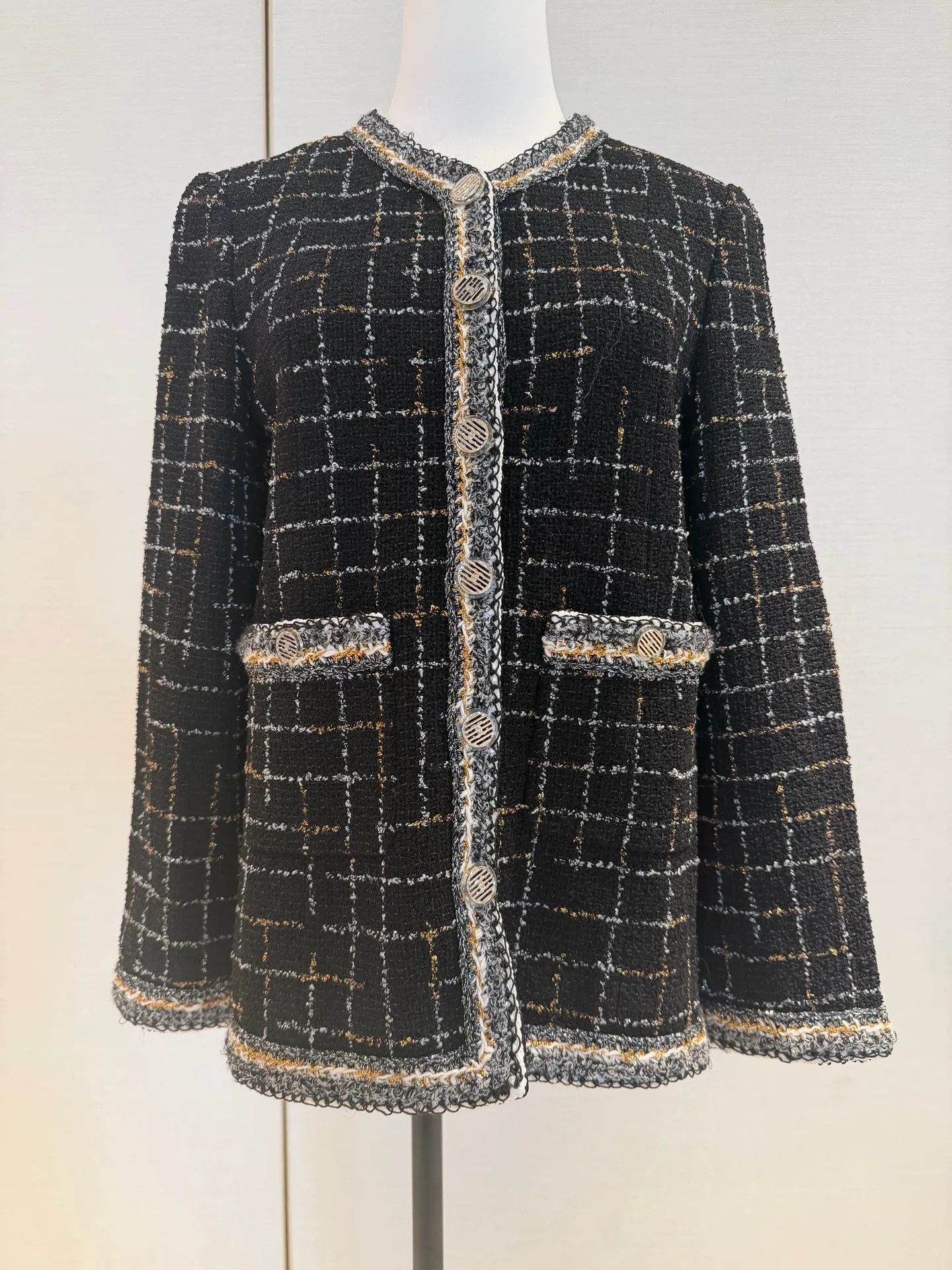 Chanel Chanel 17S Black Robot Jacket Size M / US 6-8 / IT 42-44 - 1 Thumbnail