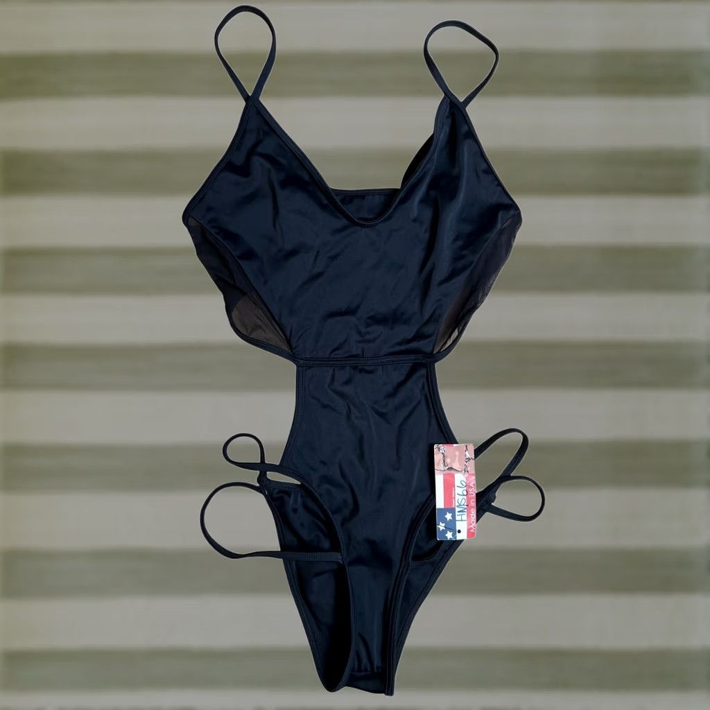 Vintage Dippin Daisy's Black One Piece Swimsuit Size Small Womens Size ONE SIZE - 1 Thumbnail