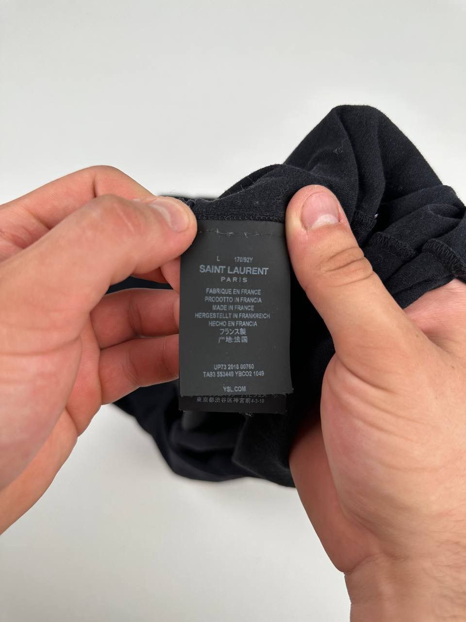 Saint Laurent Paris T-shirt Saint Laurent Paris Size L / US 10 / IT 46 - 6 Thumbnail