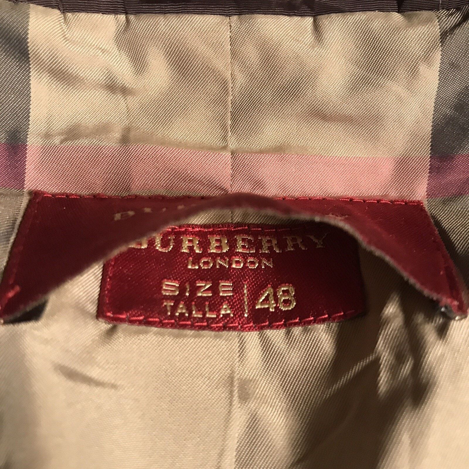 Burberry Burberry LONDON womens jacket Trench coat Nova Check brown Size L / US 10 / IT 46 - 14 Thumbnail