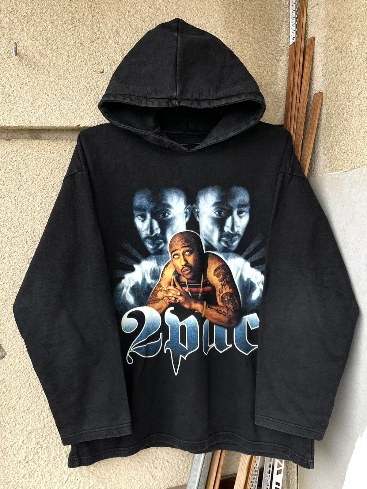 Band Tees Vintage 90s 2Pac Tupac Shakur Rap Hip Hop Hoodie Sweatshirt Size US M / EU 48-50 / 2 - 3 Thumbnail