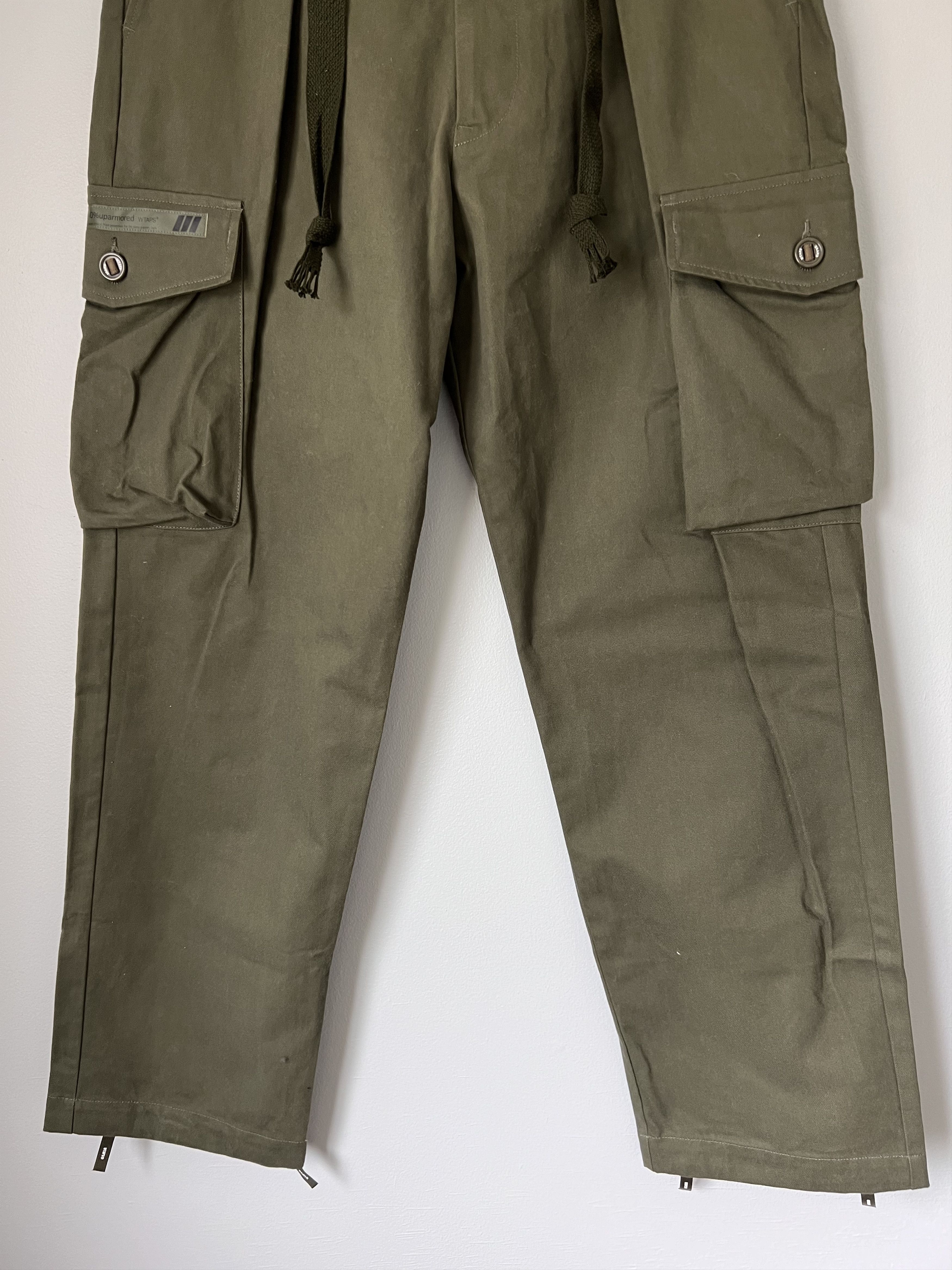 Wtaps WTAPS Milt2001 Cargo Pants in Olive Green Size US 34 / EU 50 - 3 Thumbnail