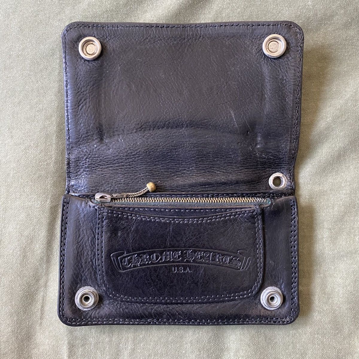 Chrome Hearts Chrome Hearts Alligator Celtic Fold Leather Wallet Size ONE SIZE - 3 Thumbnail