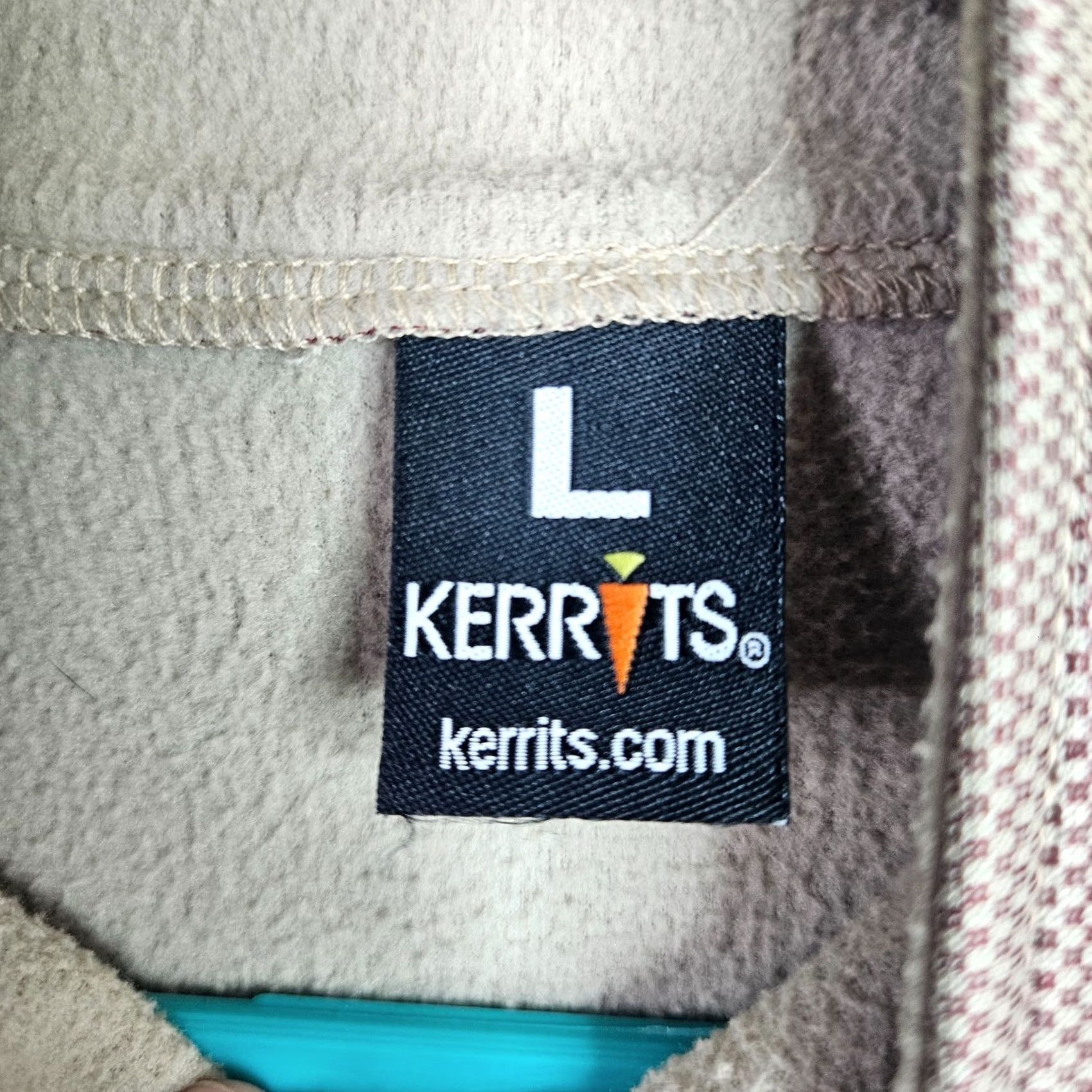 Vintage Kerrits Womens Quarter Zip Fleece Pullover Tan Riding Equestrian Size L USA Made Long Sleeve Raglan Logo Pocketful of Style? Size L / US 10 / IT 46 - 6 Thumbnail