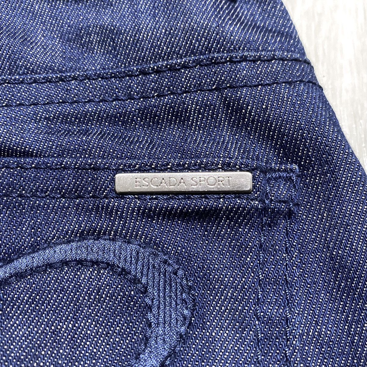 Escada Sport Women’s Escada Sport Navy Jeans Denim Embroidered Logo Tab Size 25" / US 0 / IT 36 - 22 Thumbnail