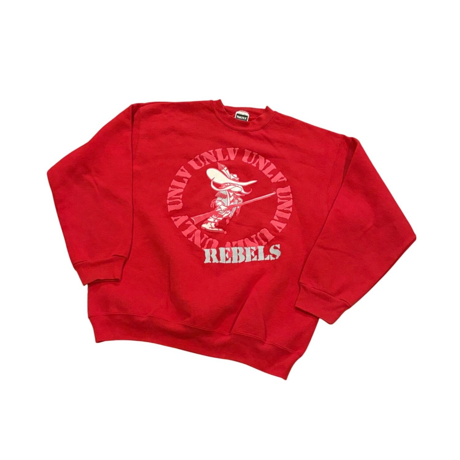 Tultex Vintage 90's UNLV Rebels Crewneck Tultex Superweight Sweatsh Size US XL / EU 56 / 4 - 4 Thumbnail