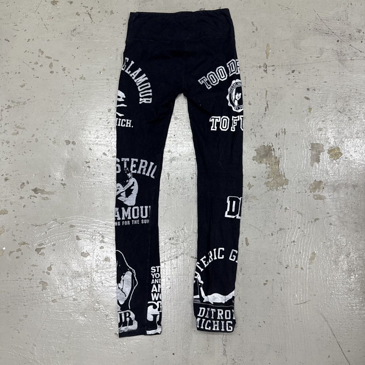 Hysteric Glamour RARE HYSTERIC GLAMOUR LEGGING PANTS BIG LOGO Size US 26 / EU 42 - 9 Thumbnail