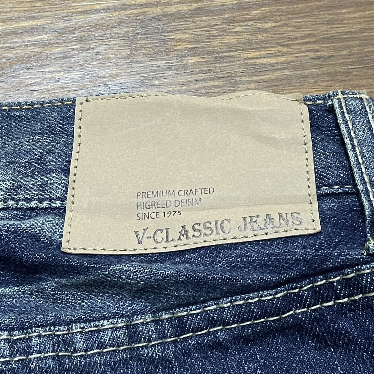 If Six Was Nine Rare Design Vintage Brand Valman Distressed Jeans 2000s Size US 33 - 9 Thumbnail