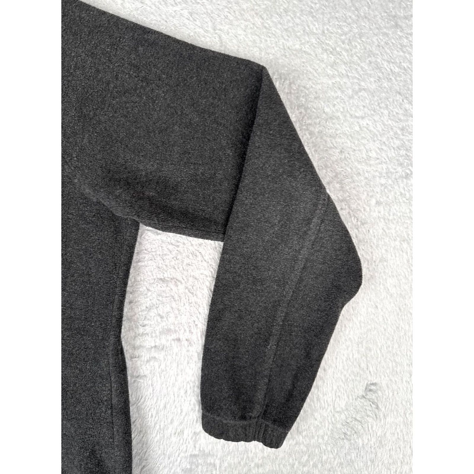 Vintage Columbia Fleece Jacket Womens Large Gray Full Zip Pockets Drawcord Hem Warm Size L / US 10 / IT 46 - 2 Thumbnail