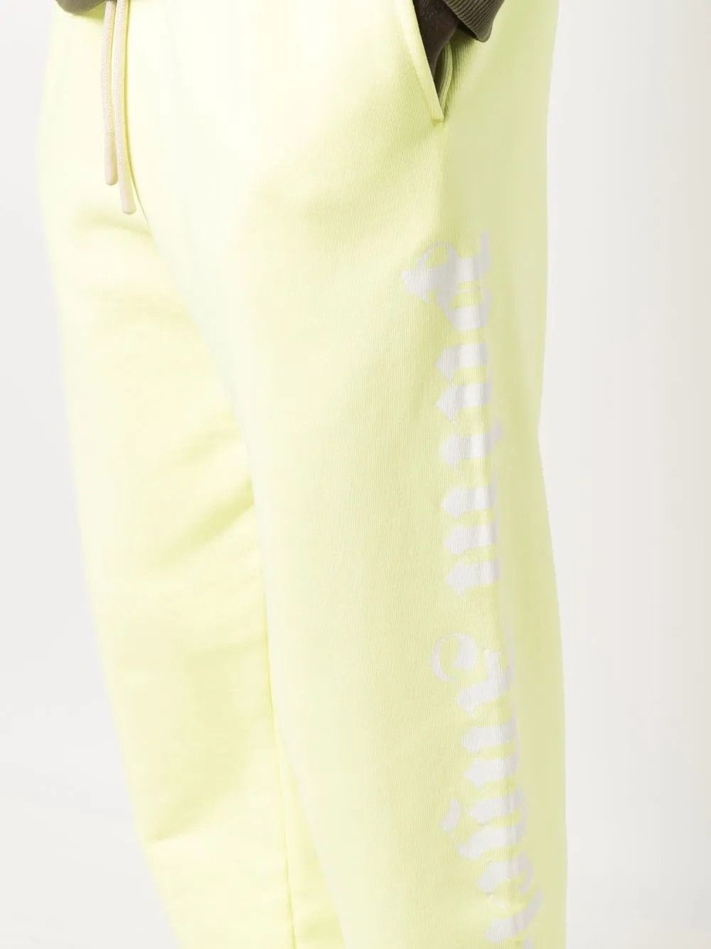 Palm Angels o1y0325 Logo Jogger & Sweatpant in Yellow Size US 34 / EU 50 - 2 Thumbnail
