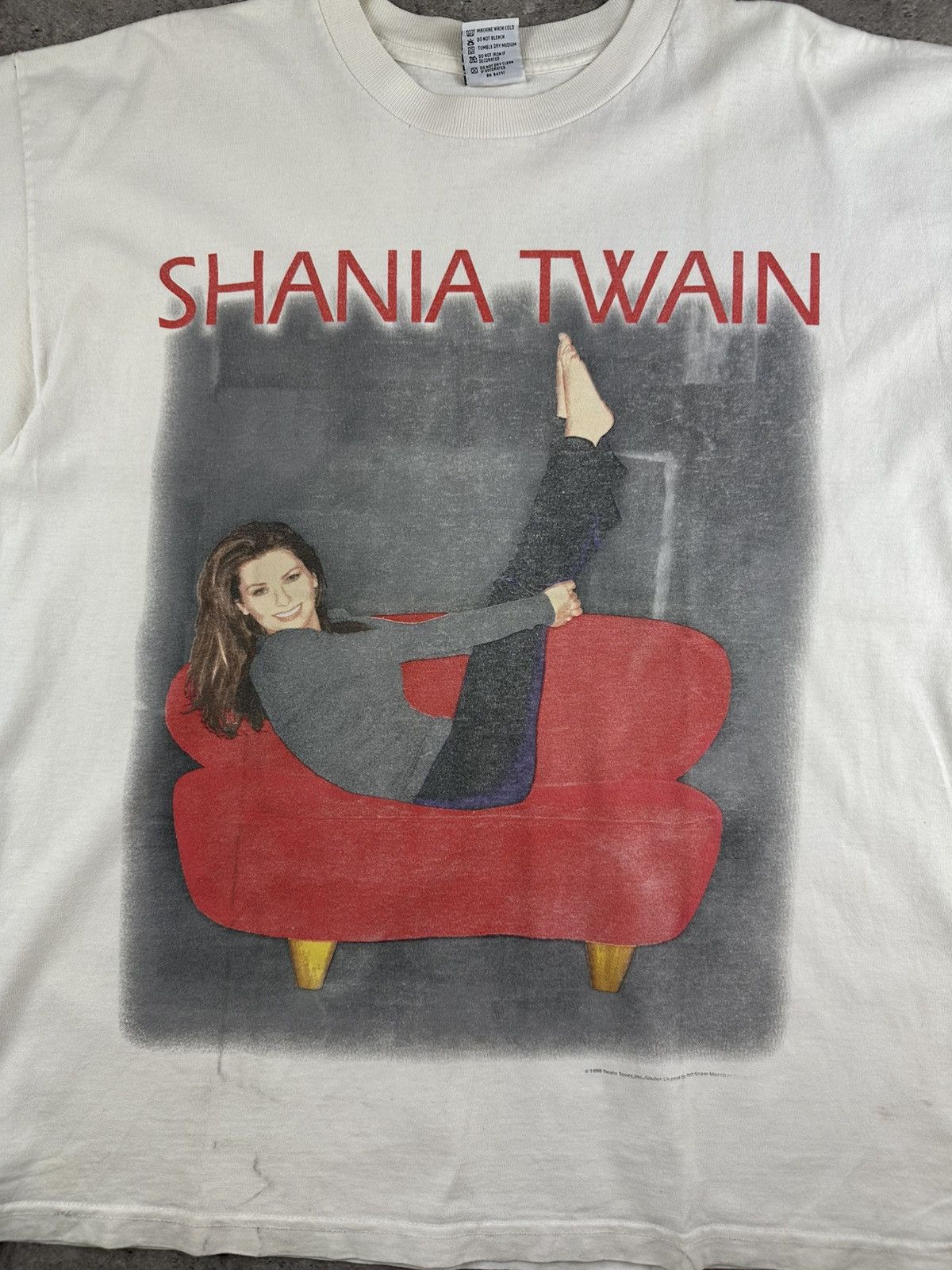 Other T-shirt tee Polygram XL Shania Twain World Tour 1998 Size US XL / EU 56 / 4 - 2 Thumbnail