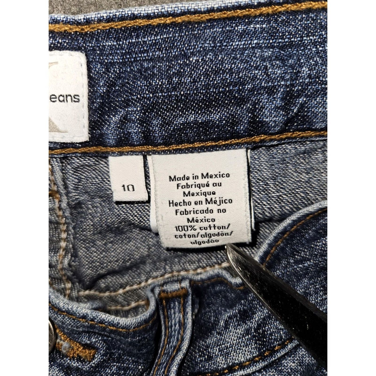 Vintage VINTAGE Calvin Klein Jeans Jeans Womens 10 Blue High Rise Easy Fit Relaxed Tapered Denim 90s Y2K Womens Size 32" / US 10 / IT 46 - 3 Thumbnail