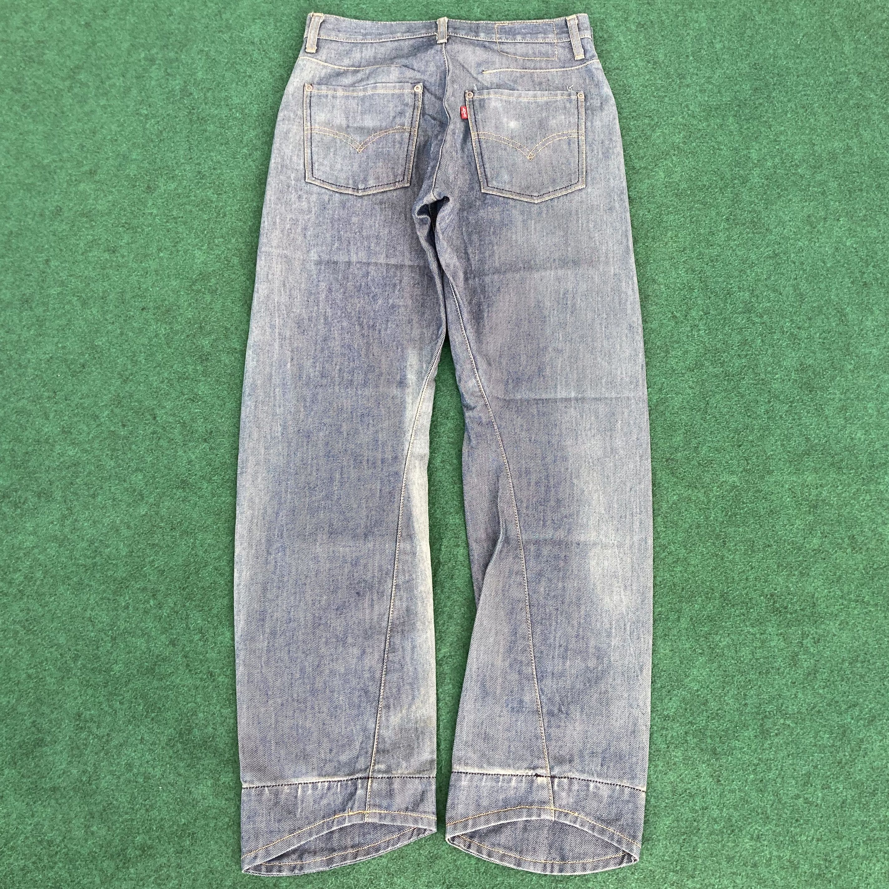 Levi's × Vintage 29x30 Vtg Levis Engineered Regular Faded Kimura Jeans Size US 29 - 11 Thumbnail