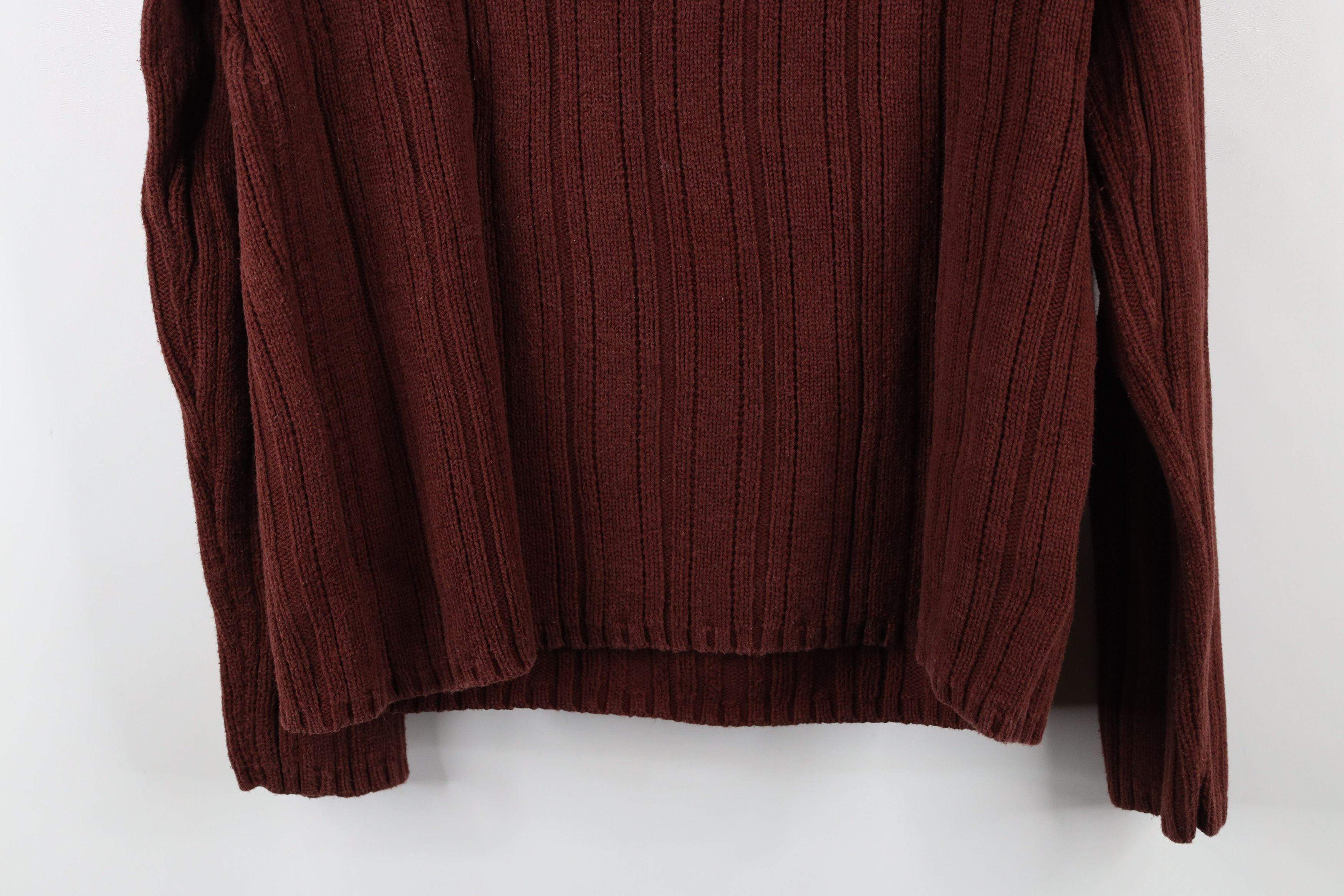 Gap × Vintage Vintage Y2K Gap Heavyweight Ribbed Knit Turtleneck Sweater Size US M / EU 48-50 / 2 - 11 Thumbnail
