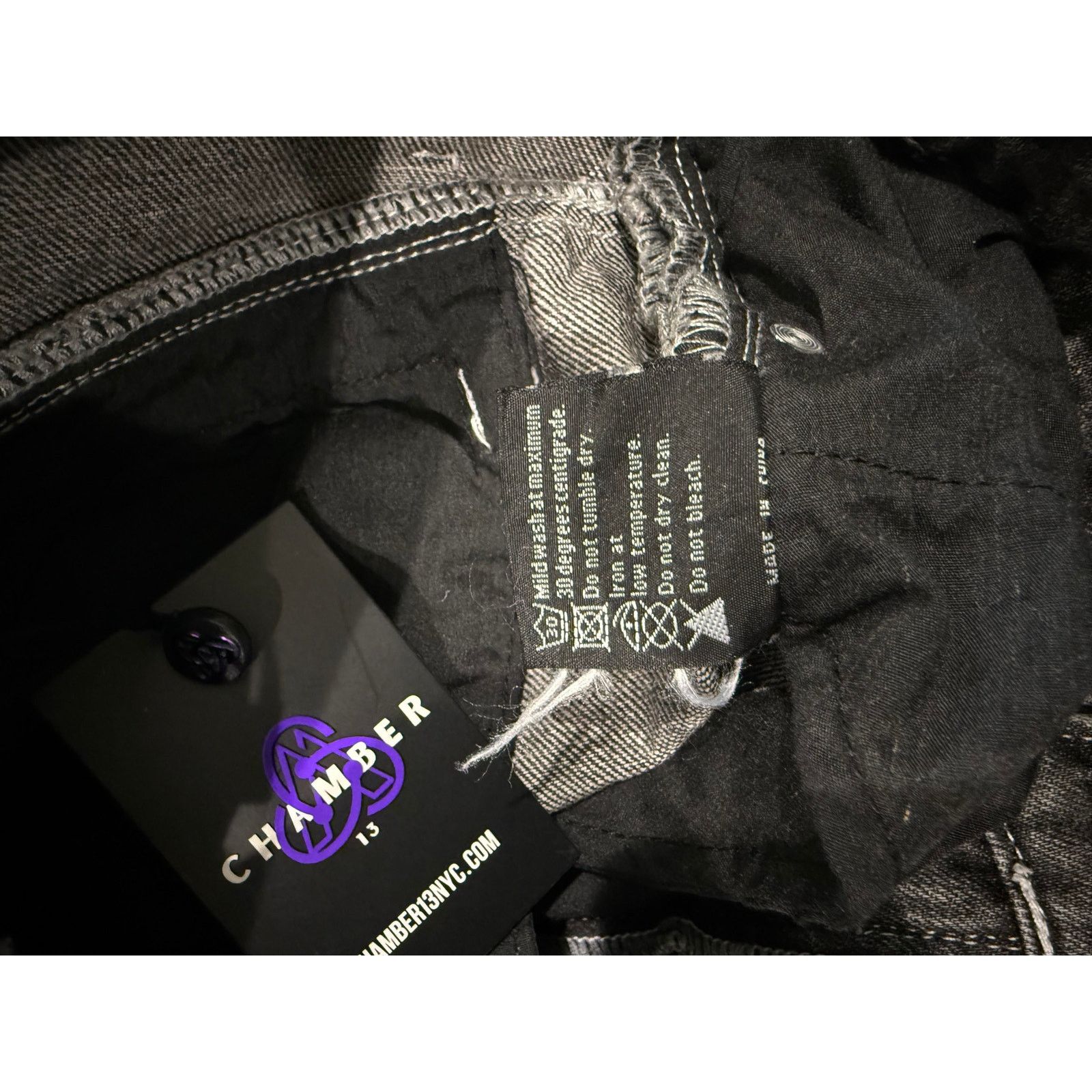 Who Decides War WDW Arch Netted Grey Jeans Size US 32 / EU 48 - 5 Thumbnail