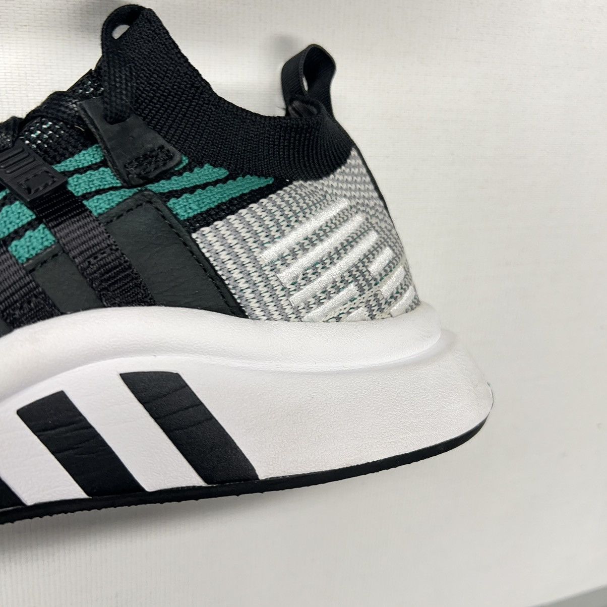 Adidas Adidas EQT Support Mid Active Sneaker Green Knit Running Size US 7 / EU 40 - 4 Thumbnail