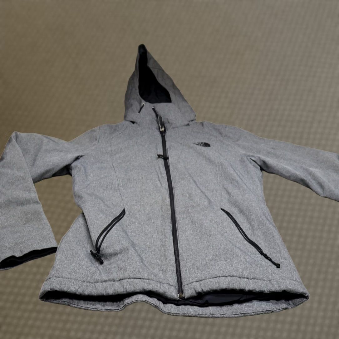 The North Face The North Face Women Small Gray Apex Elevation Insulated Hooded Windwall Jacket Hike Size S / US 4 / IT 40 - 1 Thumbnail