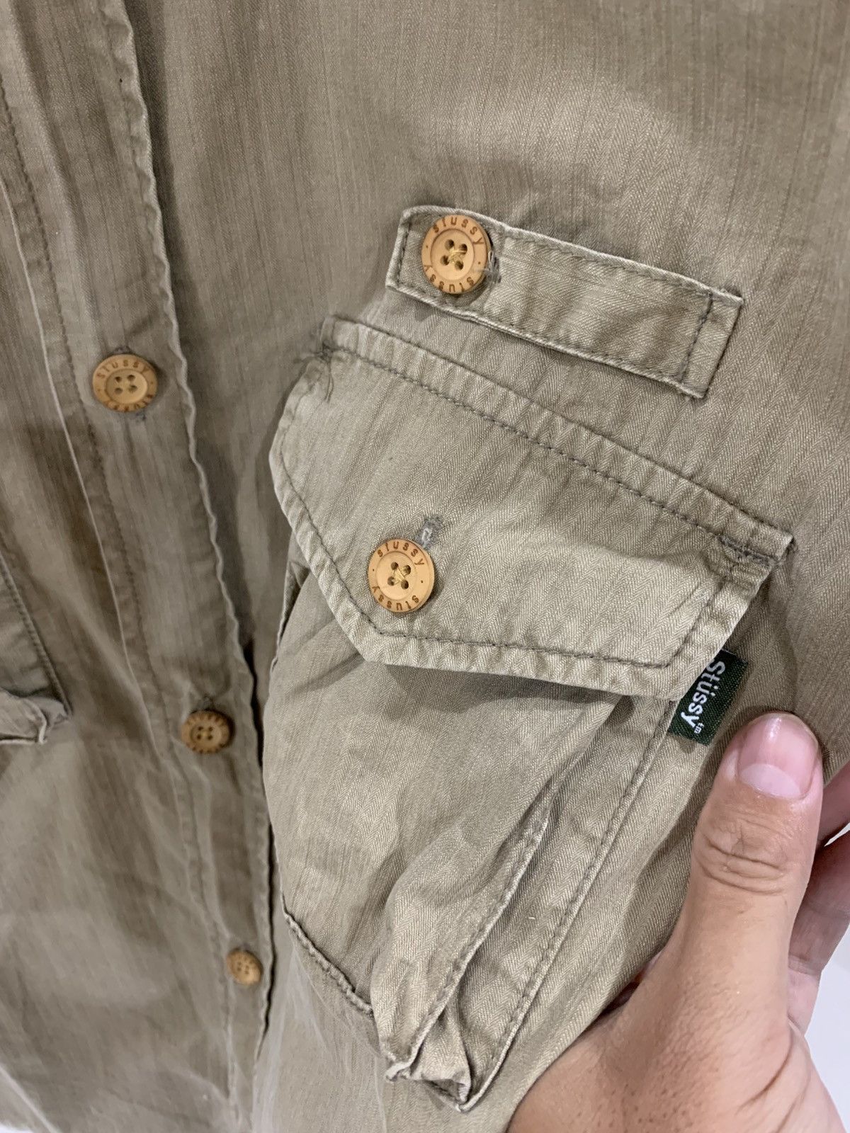 Stussy Stussy Military Button Down Shirt Size US M / EU 48-50 / 2 - 4 Thumbnail