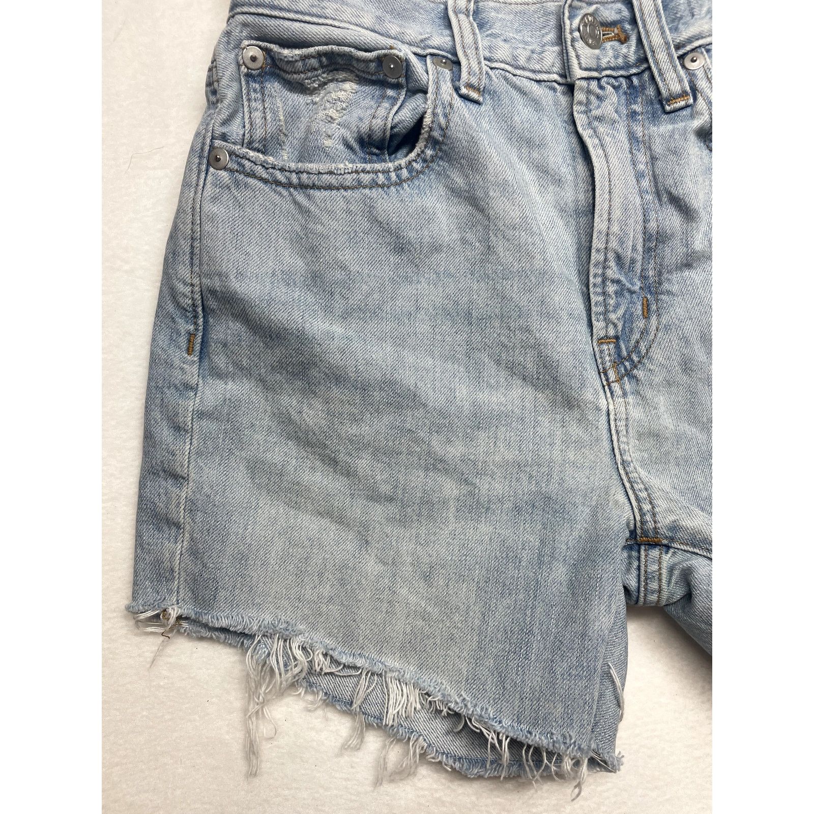 Madewell Madewell Women’s Size 24 High-Rise Denim Jean Shorts Size 42" / US 20 - 4 Thumbnail