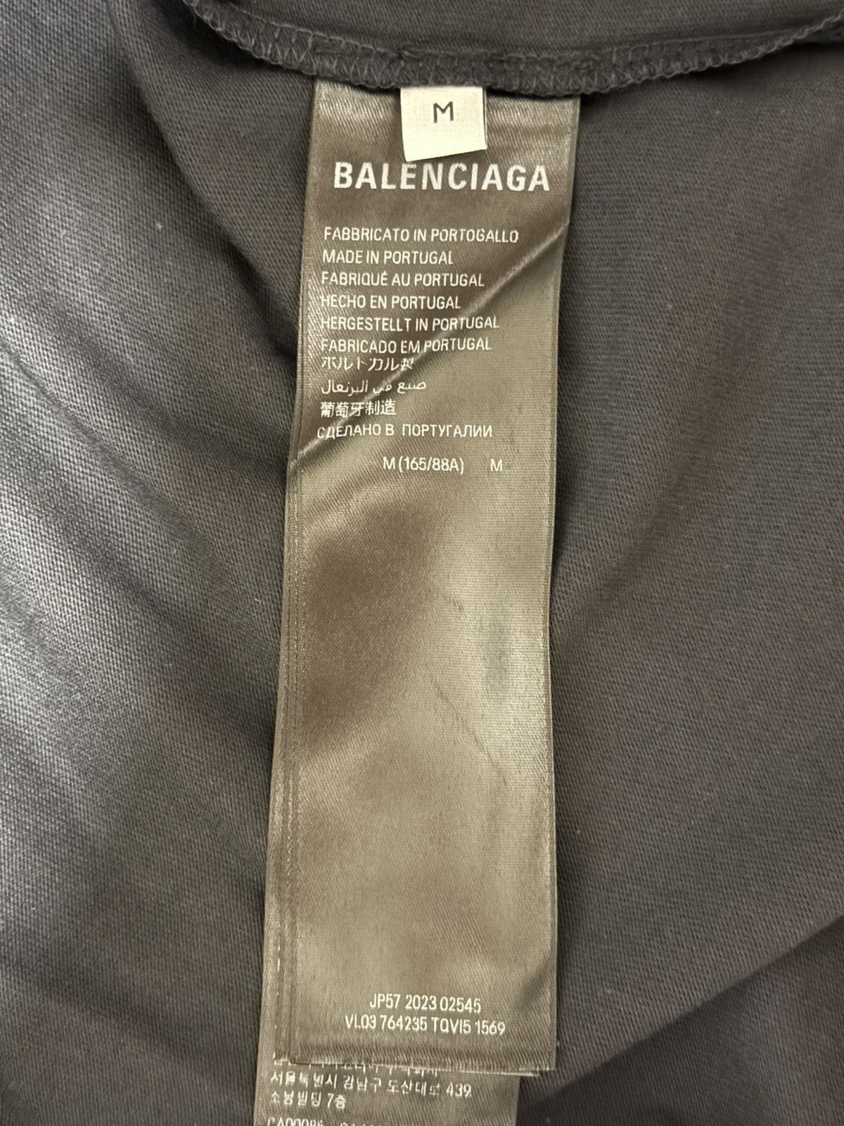 Balenciaga BALENCIAGA Political Stencil T Shirt Black White Size US M / EU 48-50 / 2 - 4 Thumbnail
