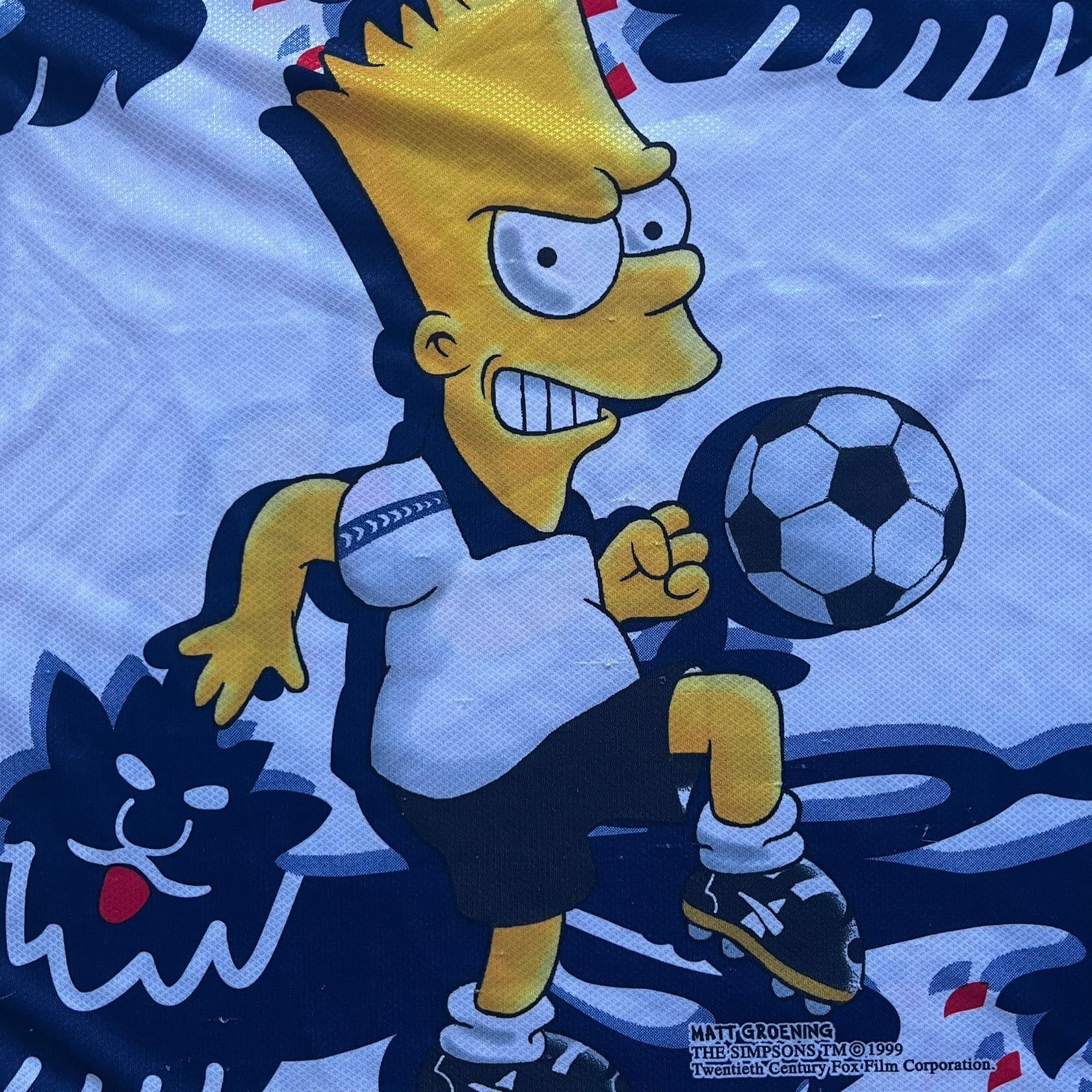 The Simpsons The Simpsons Bart World Cup England 1999 Tee Size US XS / EU 42 / 0 - 3 Thumbnail
