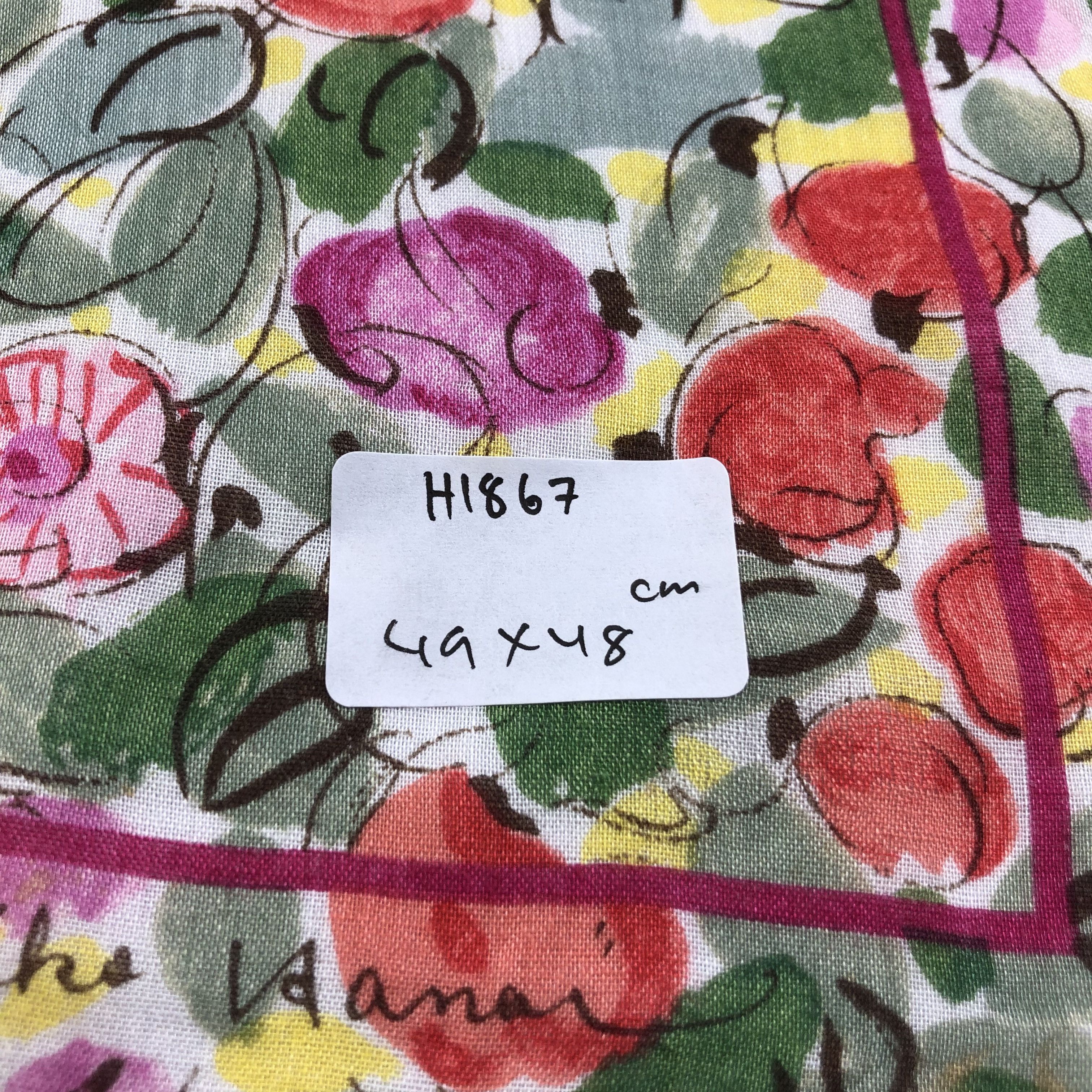 Japanese Brand × Vintage Yukiko Hanai Handkerchief Neckerchief Bandana H1867 Size ONE SIZE - 6 Thumbnail