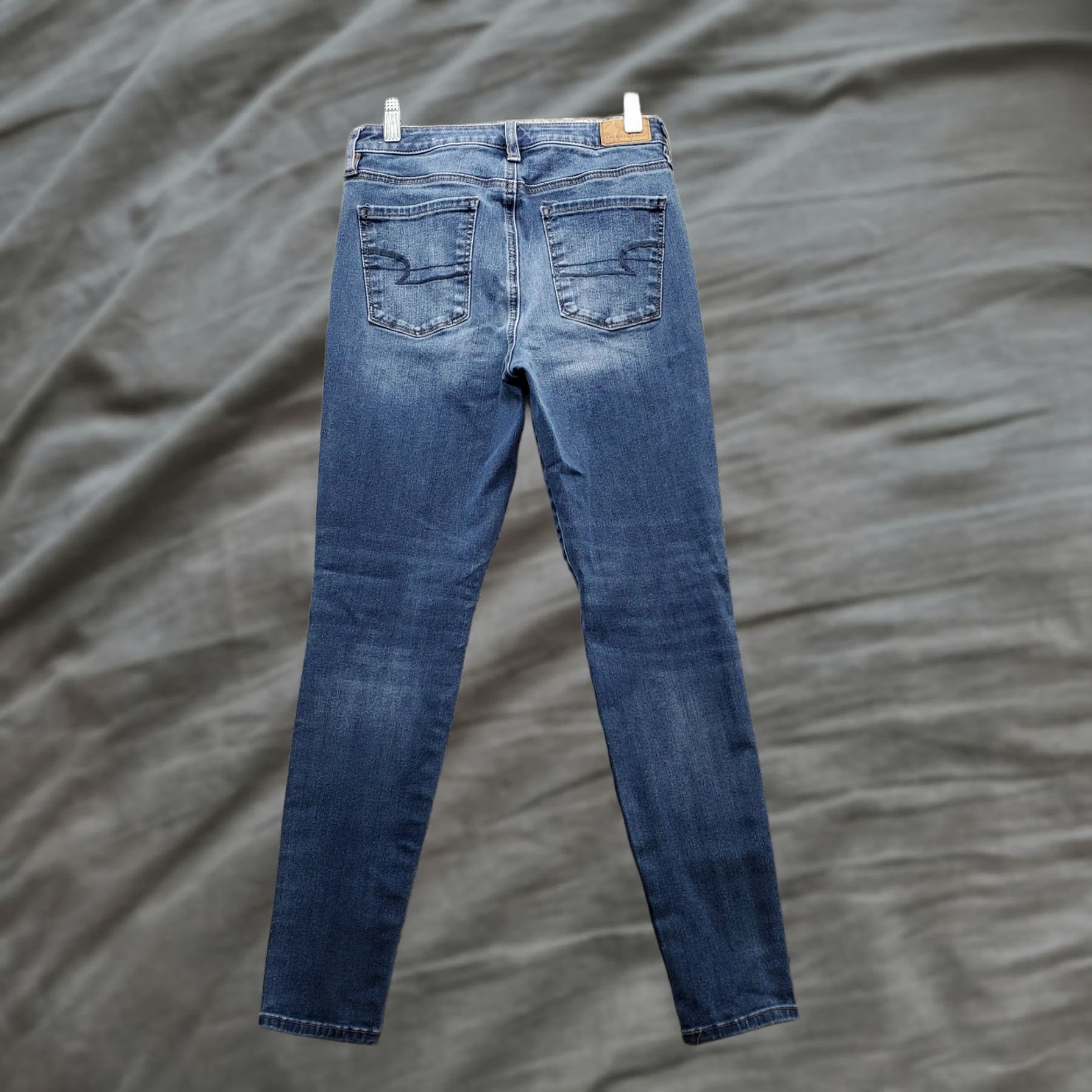 American Eagle Outfitters American Eagle Outfitters Jegging Jeans Womens 4 Blue Denim High-Rise Stretch Jeans Size 27" / US 4 / IT 40 - 1 Thumbnail
